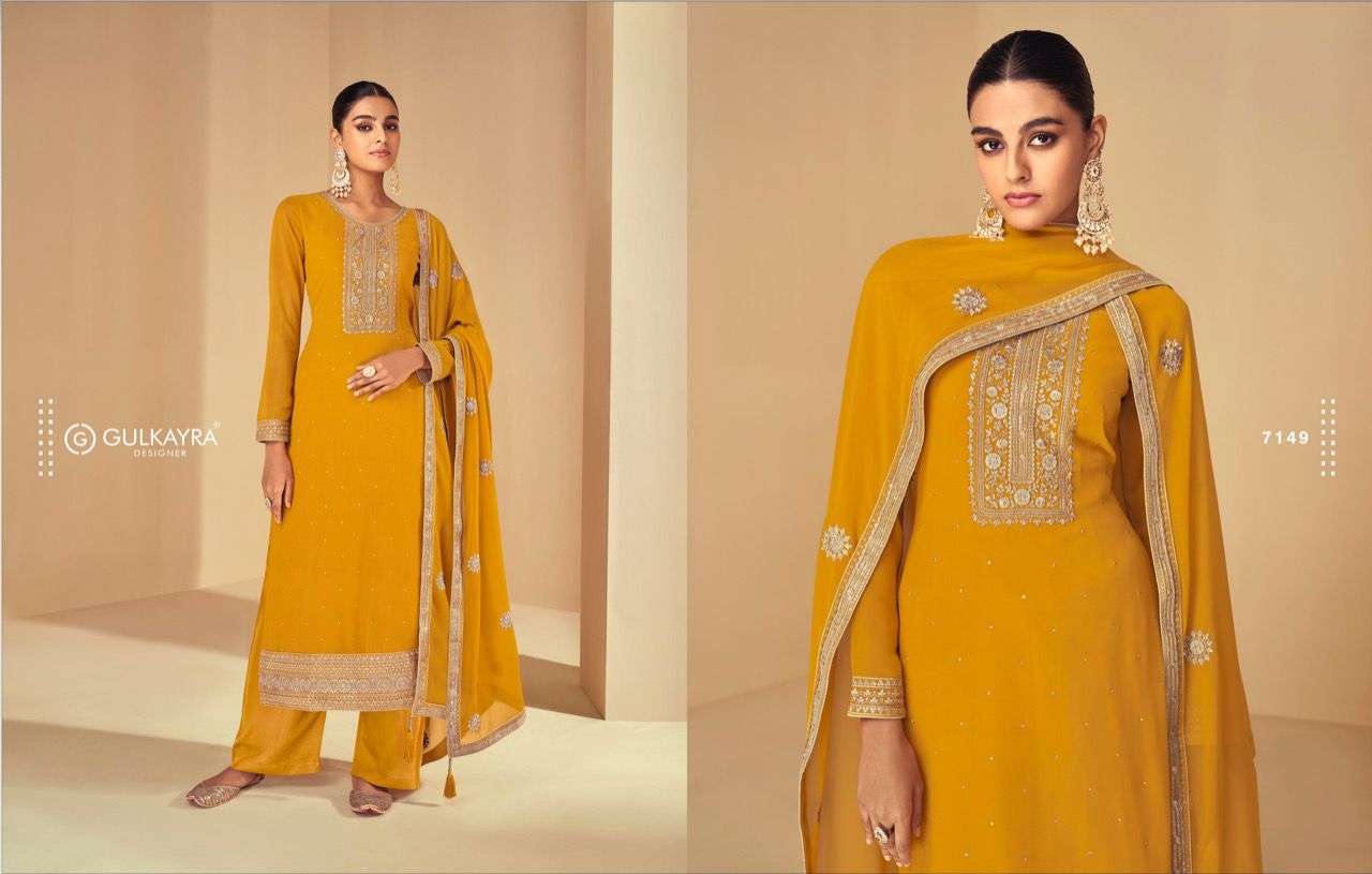 Gulkayra Sabnam Exclusive Party Wear Straight Suit in view 3