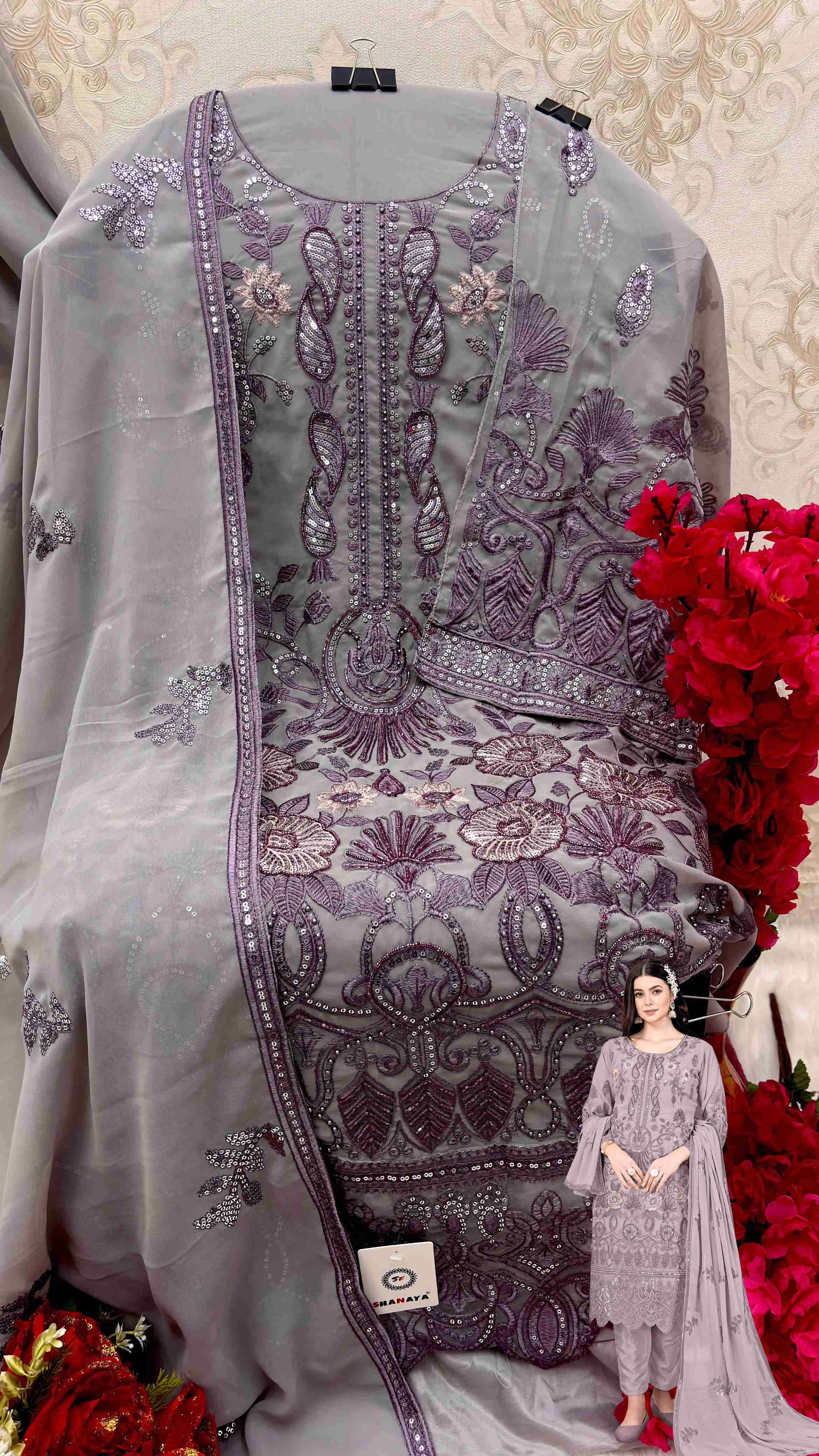 Shanaya S 164 Georgette Pakistani Dress view 2