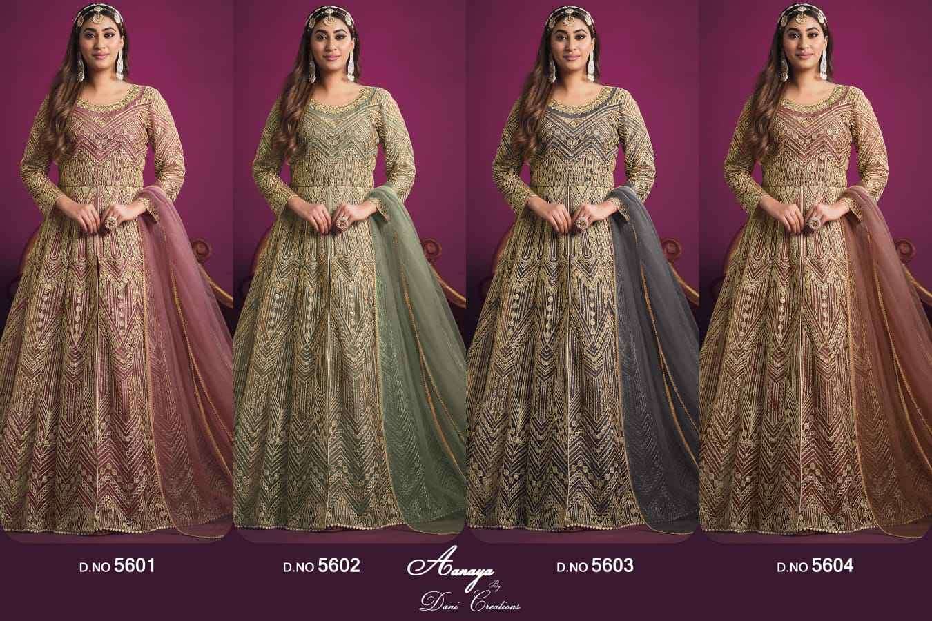 Aanaya Vol 156 Stylish Front Cut Partywear Designer Dress view 14