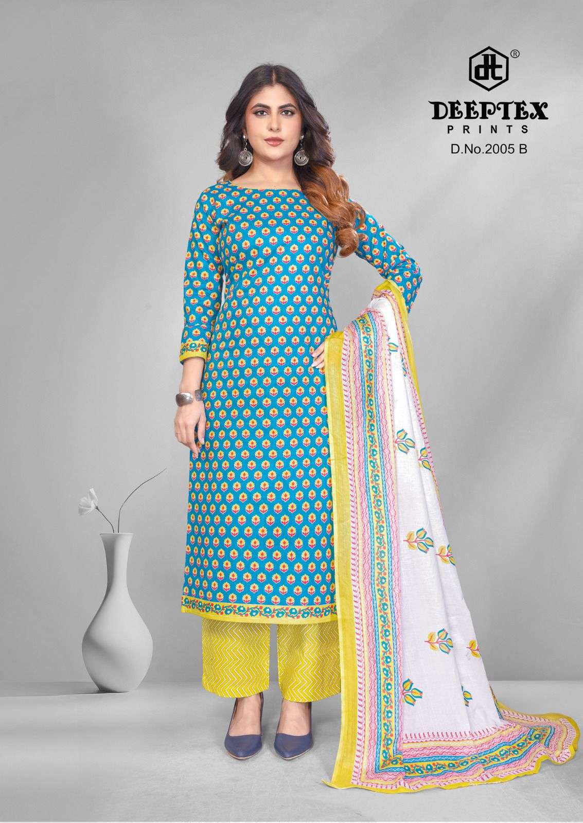 Deeptex 4 Colour Vol 2 Premium Wear Cotton Dress view 33