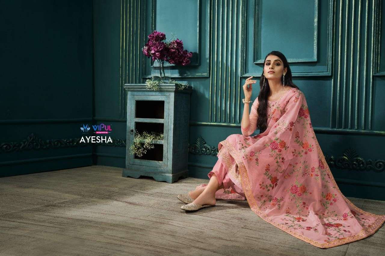 Vipul Ayesha Exclusive Designer Organza Salwar Suit view 4