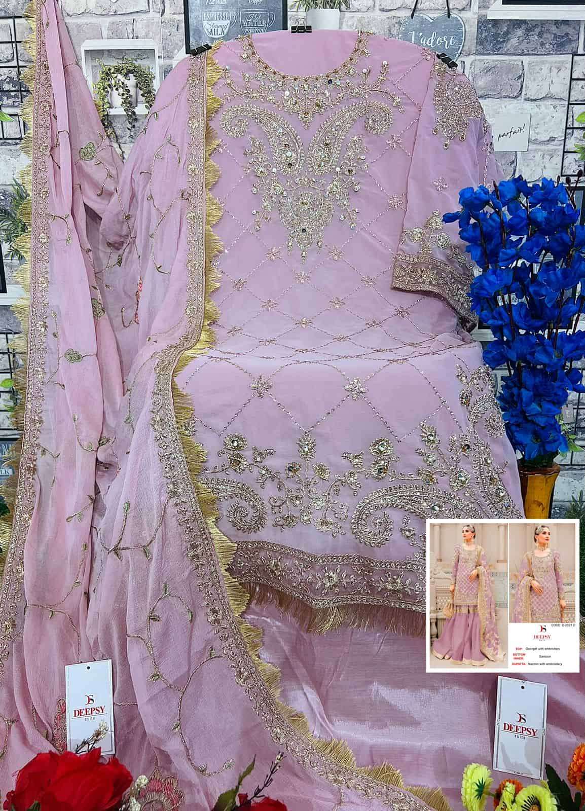 Deepsy D 2021 Colors Pakistani Heavy Designer Style Festive Wear Salwar Suit Wholesalers view 9