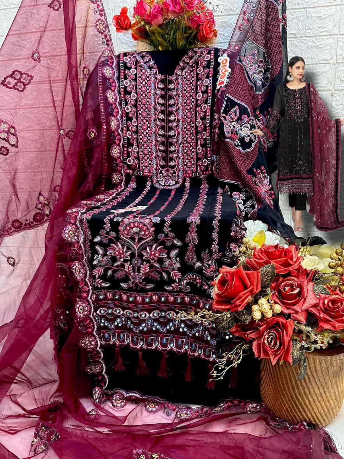 Fepic Rosemeen Embroidered Georgette Salwar Suit view 7