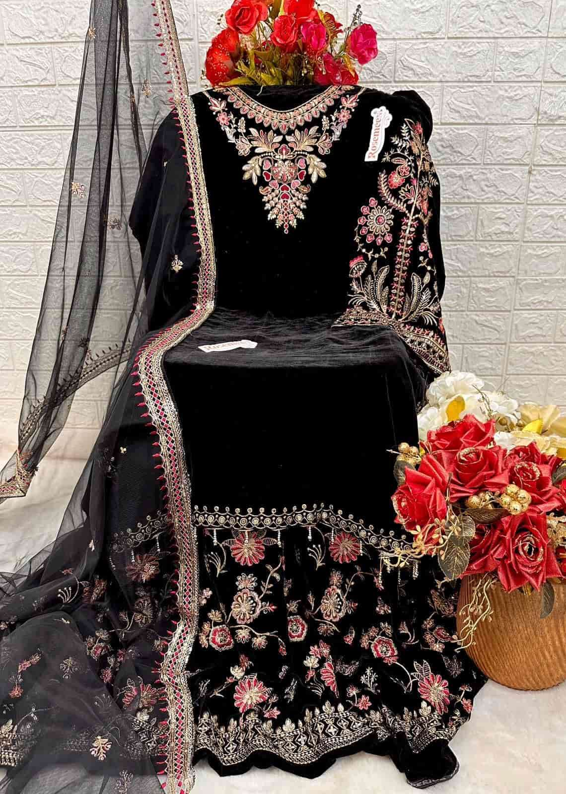 Fepic V 17022 Pakistani Party Wear Style Latest Winter Wear Designer Suit Exporter view 2