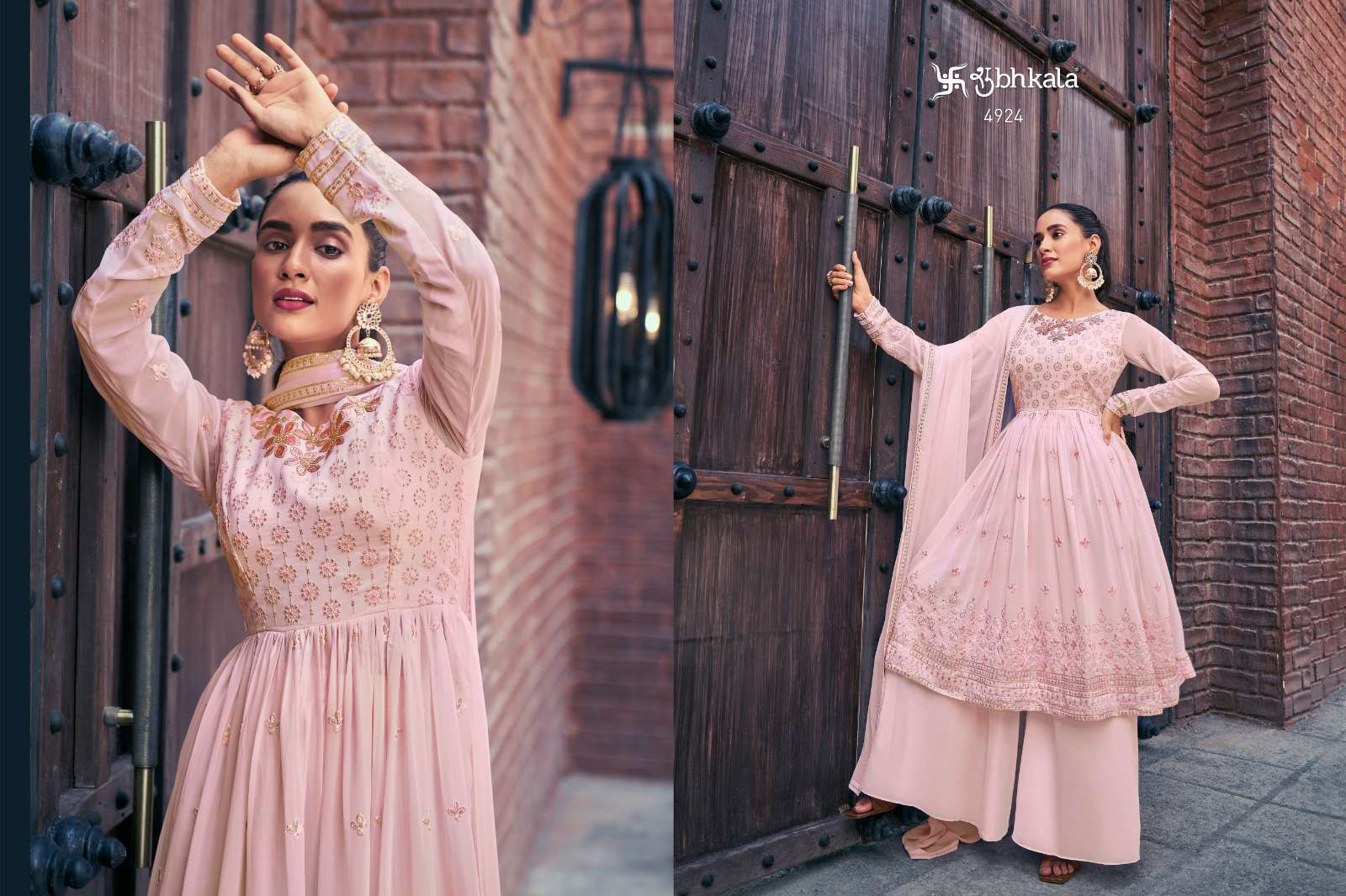 Shubhkala Flory Vol 36 Designer Wedding Wear Gharara Sharara Dress Exporter view 6