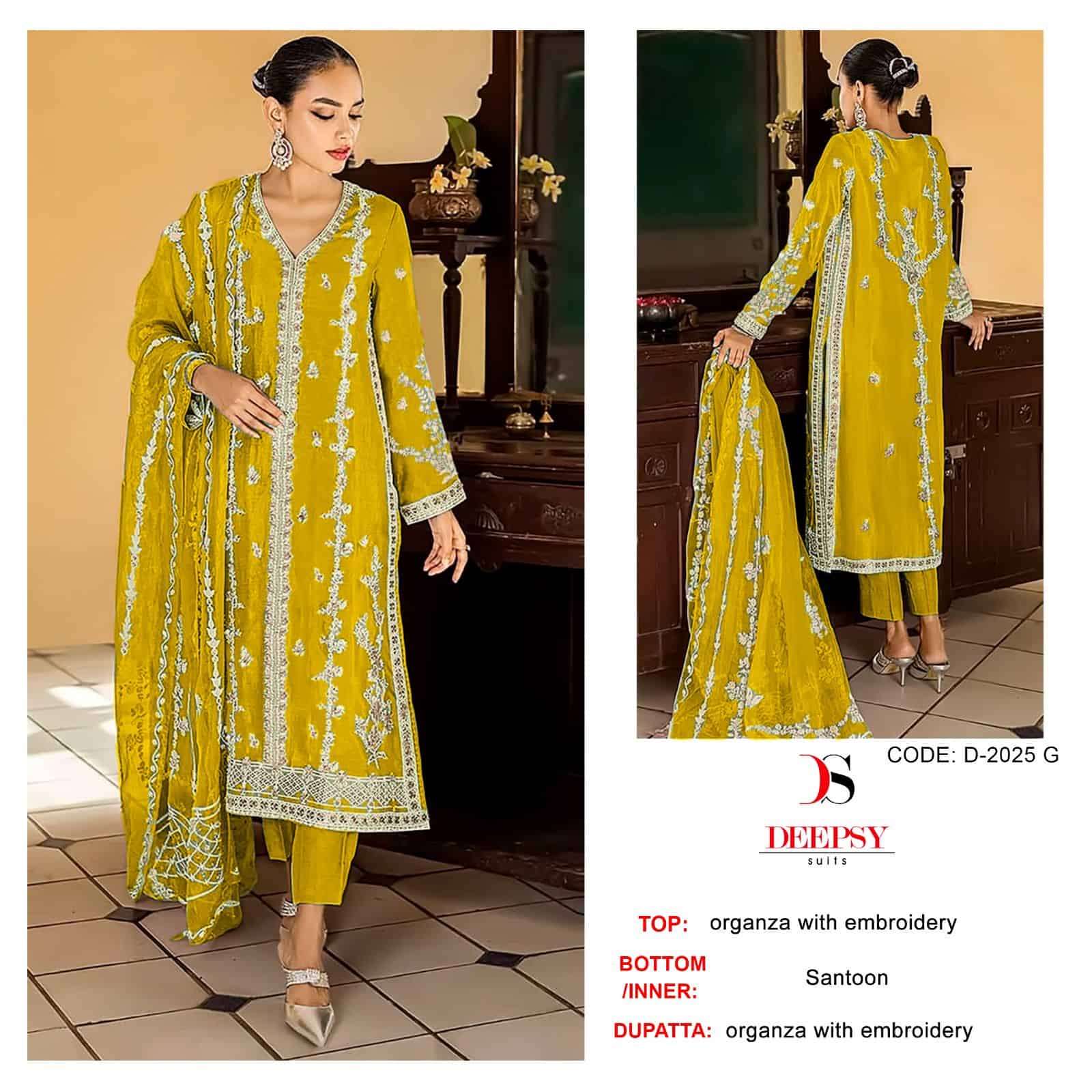 Deepsy D 2025 Colors Pakistani style Heavy Designer Festive Wear Suit view 3