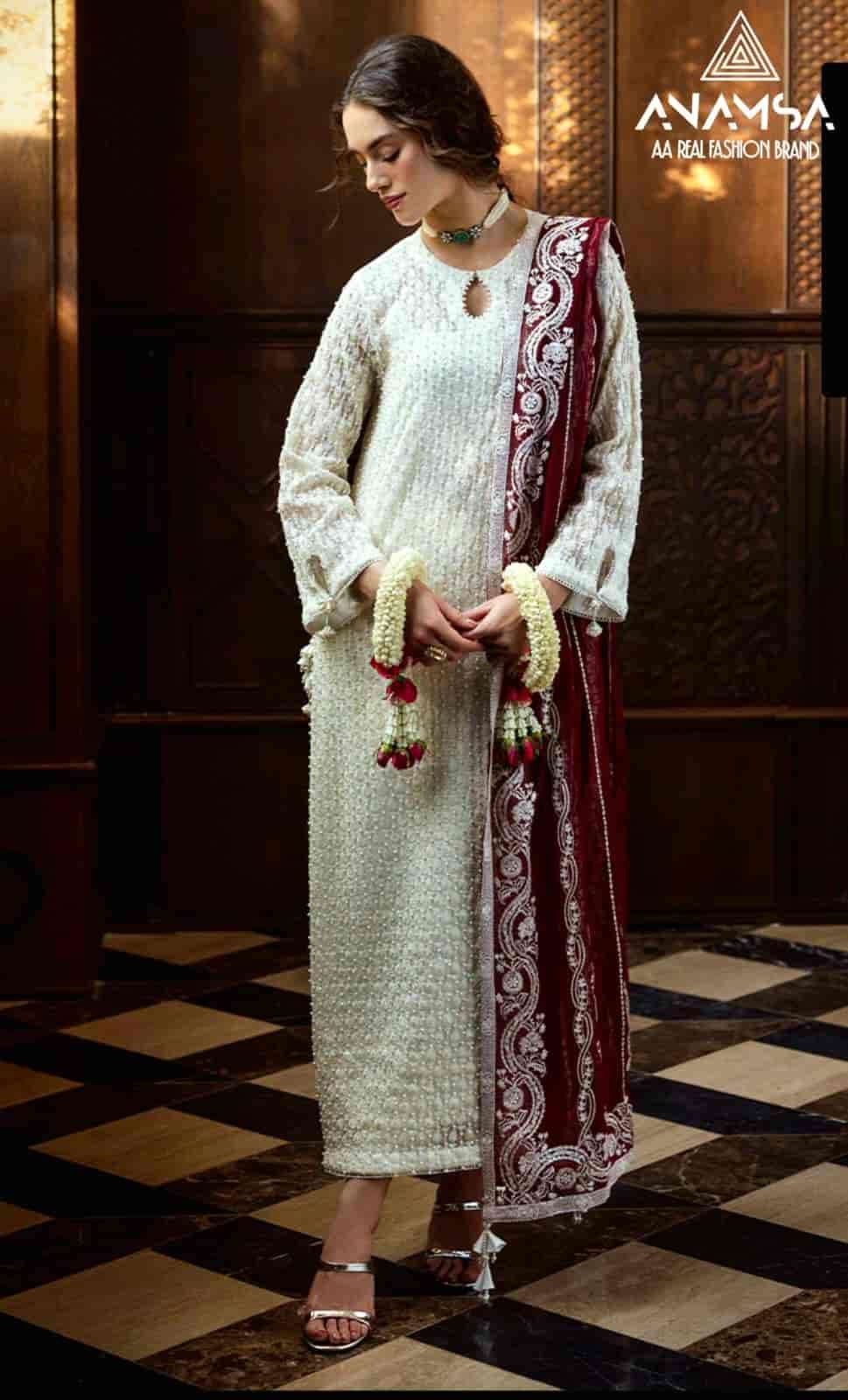 Anmasa 511 Latest Designer Style Pakistani Cotton Salwar Suit view 3