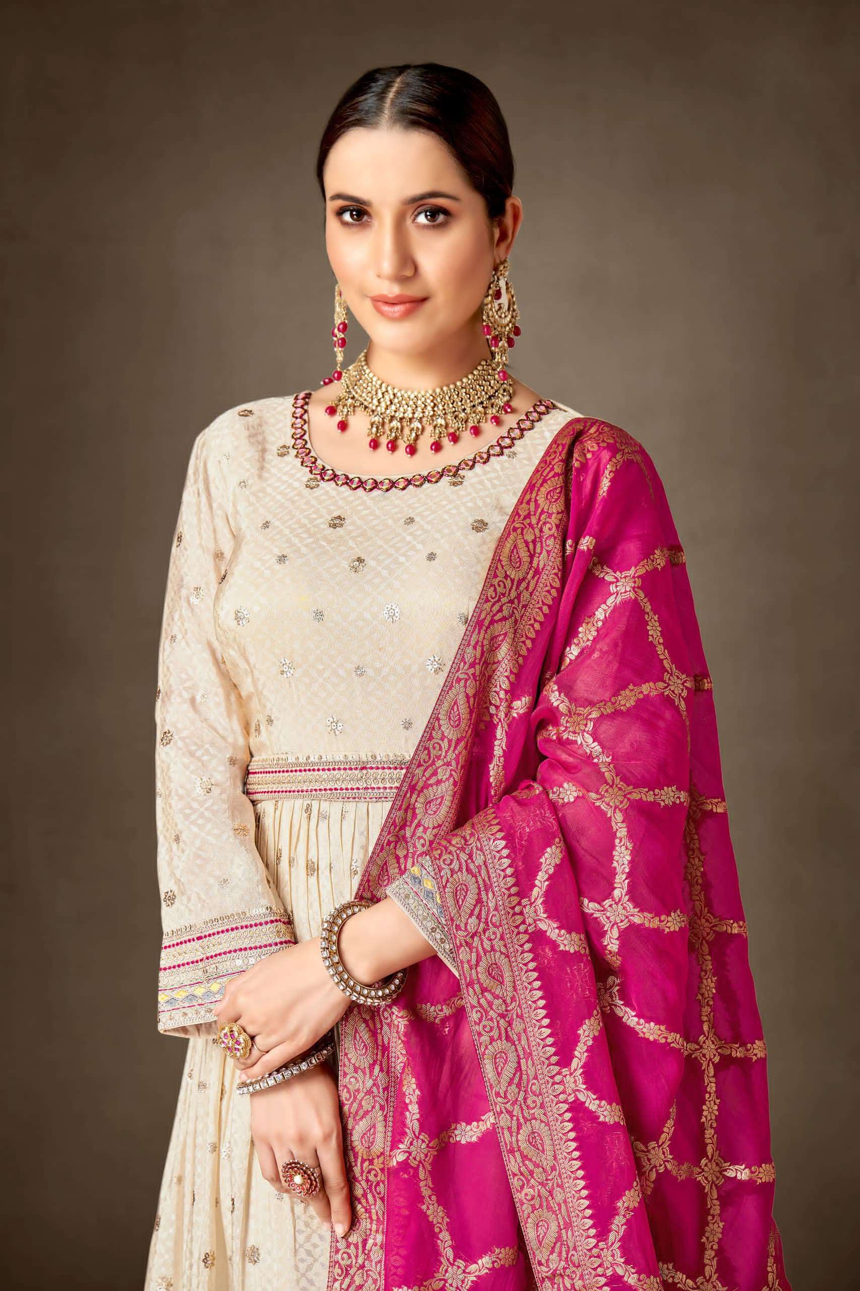 Gulzar Umang 2055 To 2057 Latest Designer 3 Piece Set Wedding Collection view 6
