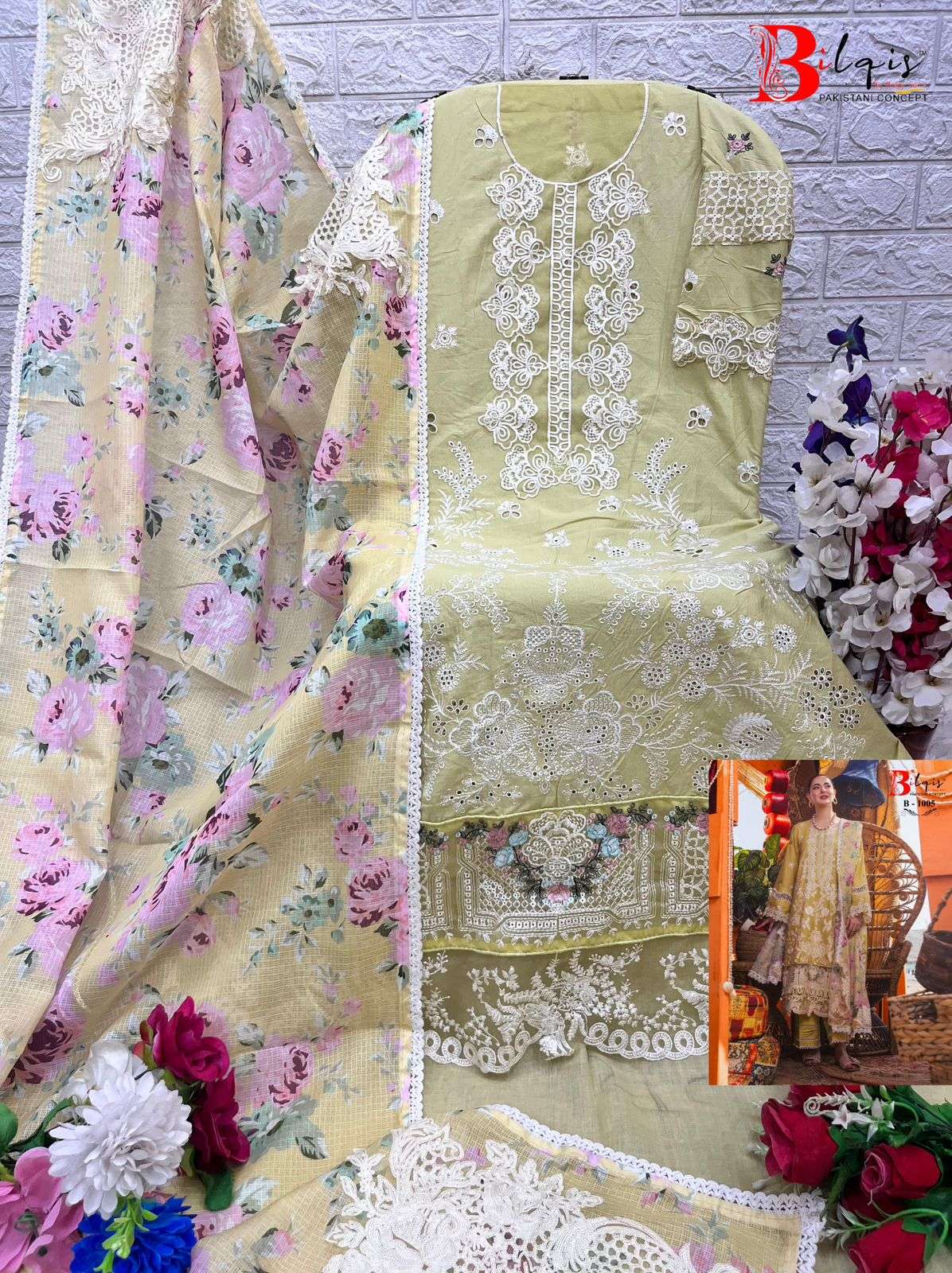 Bilqis Hai Kuch Pakistani Salwar Suit Colletion Treader Price view 3