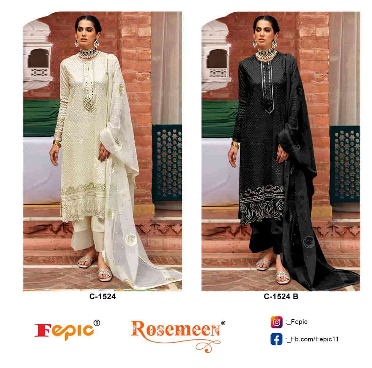 Fepic C 1524 Colors Pakistani Fancy Designer Style Pakistani Salwar Suit Collection view 3