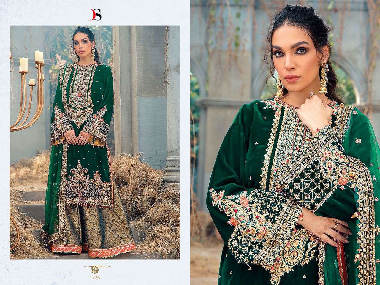 Deepsy D 1776 Colors Velvet Designer Pakistani Suit view 4