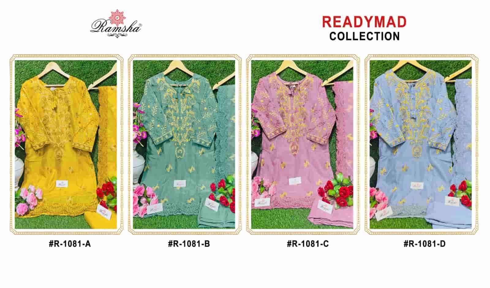 Ramsha R 1081 Colors Pakistani Festive Wear Style Designer Readymade Collection view 5