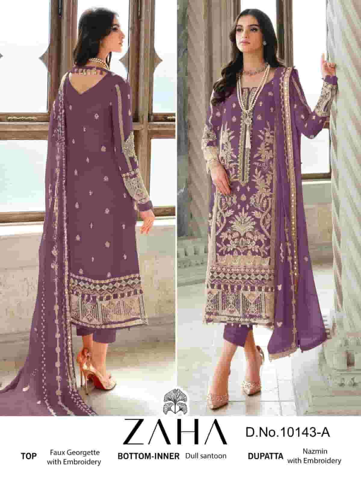 Zaha Gullal Vol 2 Hits Colors Pakistani Style Heavy Designer Salwar Suit Wholesalers view 17