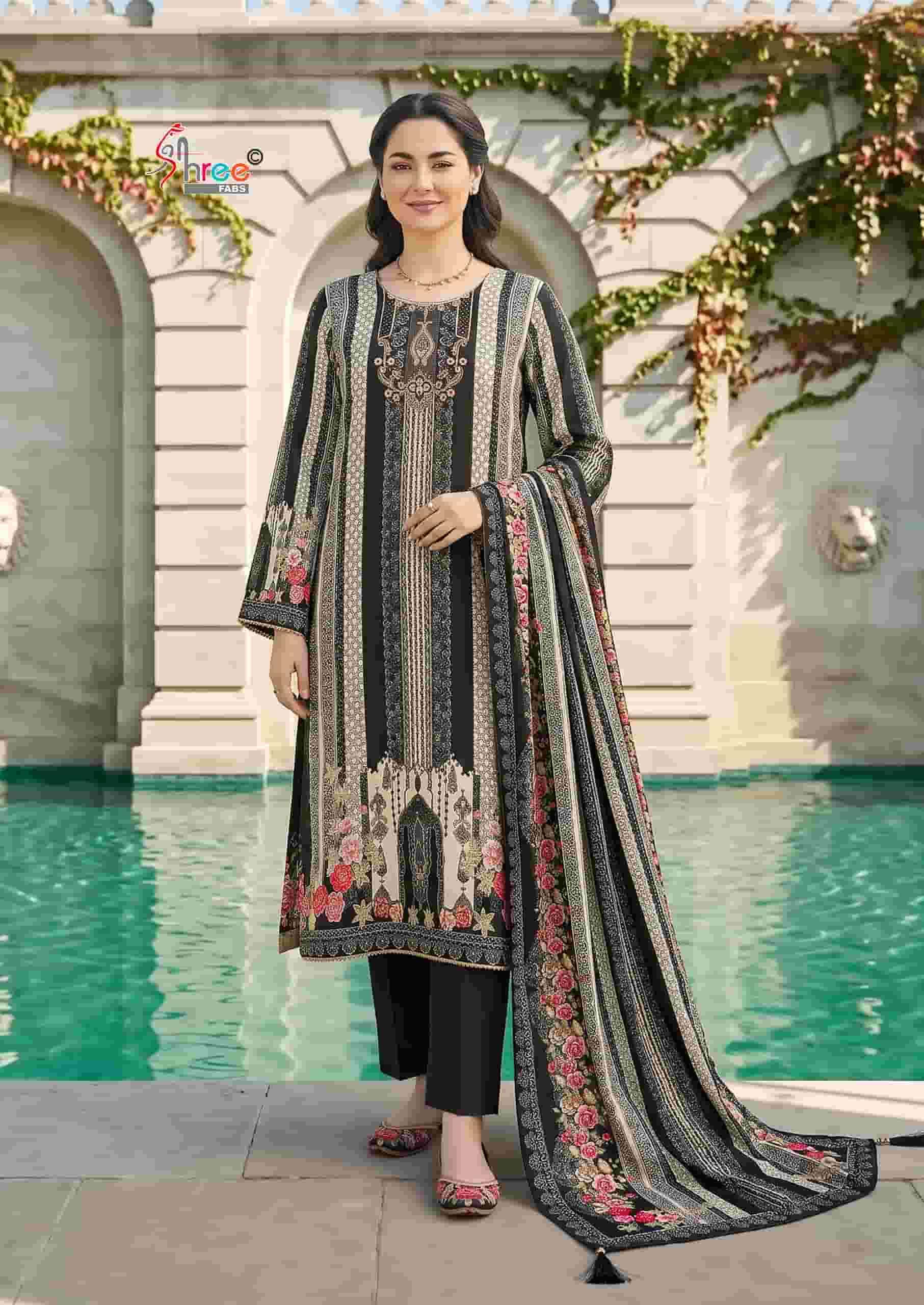 Shree Fabs Kt 360 Pakistani Muslin Salwar Suit view 2