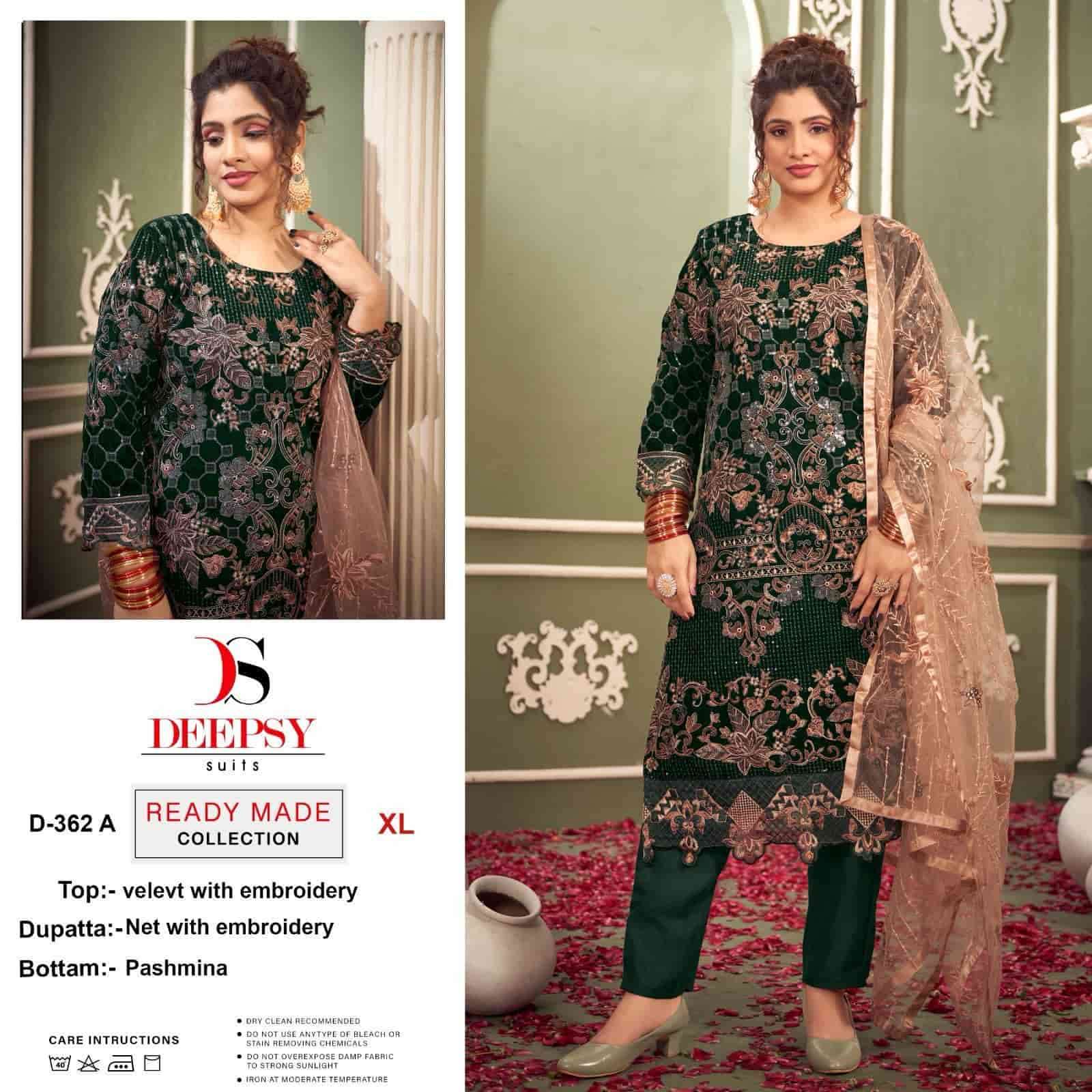 Deepsy D 362 A Pakistani Style Heavy Designer Winter Wear Salwar Suit Online
