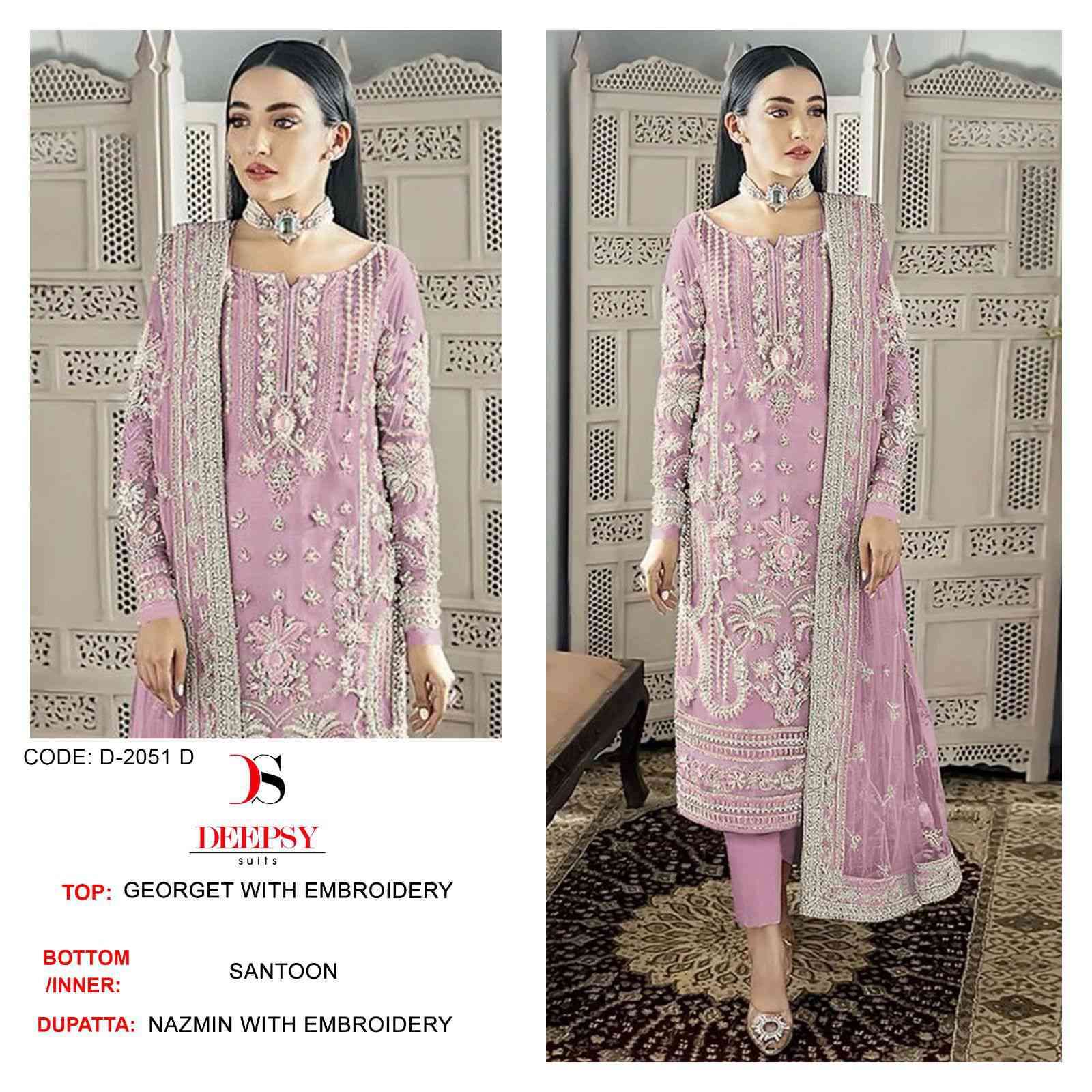 Deepsy D 2051 Colors Heavy Designer Pakistani Dress Latest Collection view 2