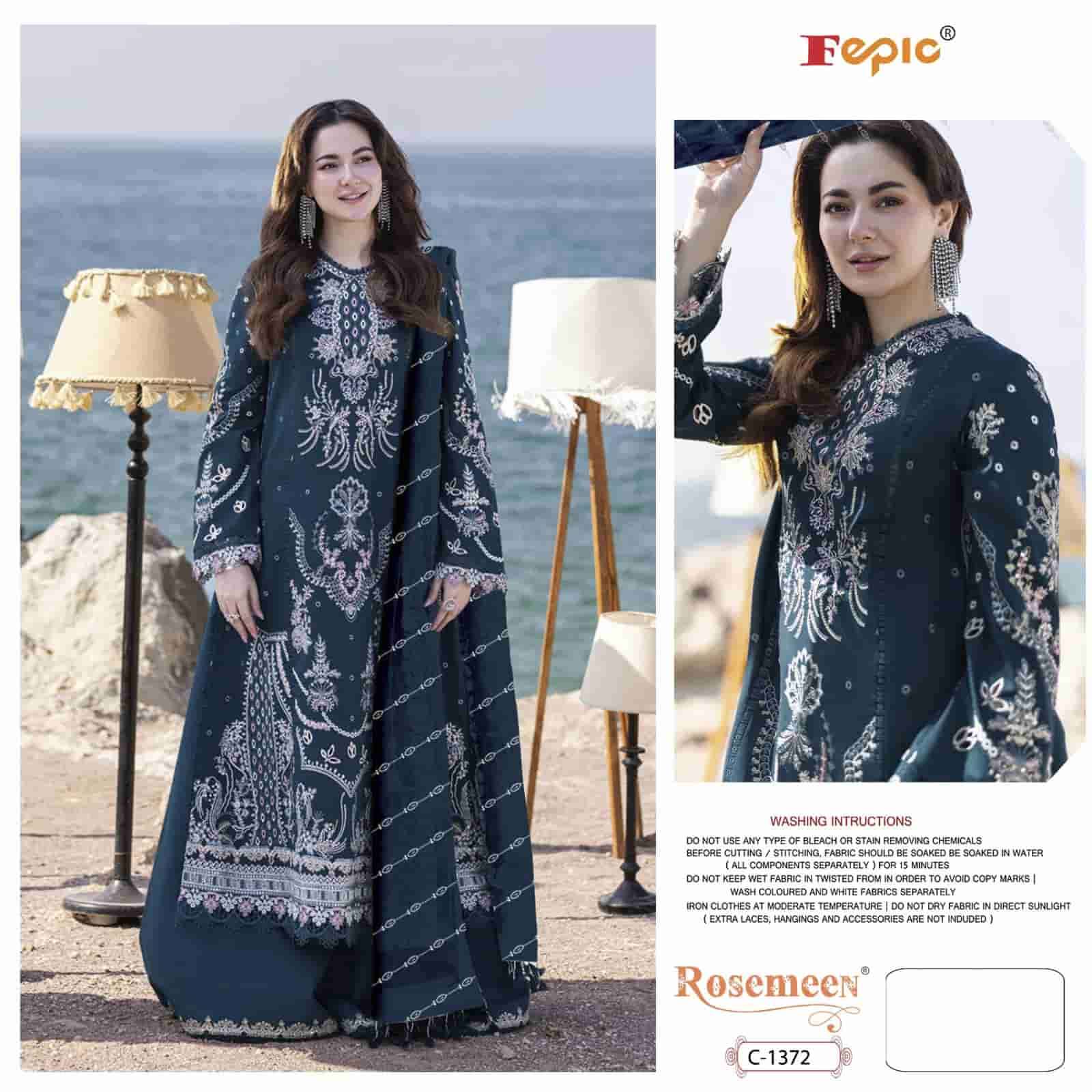 Fepic C 1372 Colors Pakistani Latest Embroidered Designer Dress Wholesalers view 3