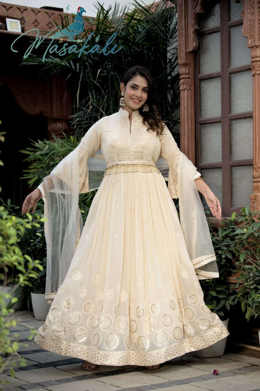 Masakali 31003 To 31004 Designer Gown Partywear Collection Latest Designs view 2