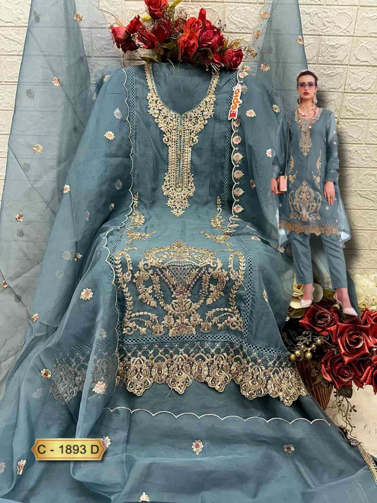 Fepic C 1893 Colors Pakistani Festive Wear Style Designer Salwar Suit Wholesalers view 6