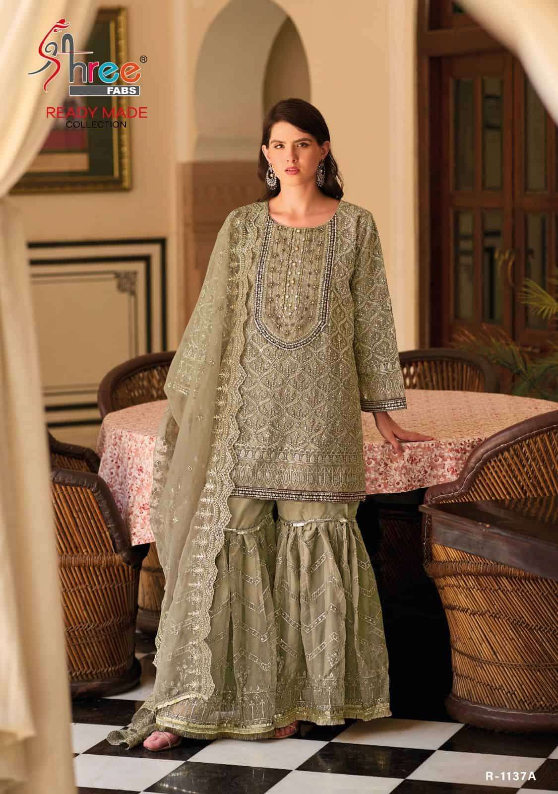 Shree Fabs R 1137 Organza Pakistani Suit view 6
