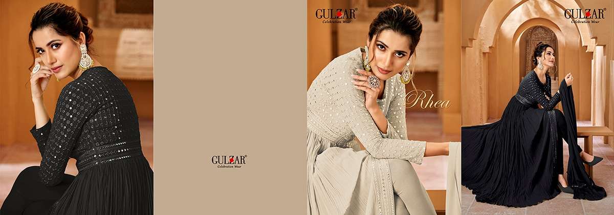 Gulzar Rhea Exclusive Designer Party Wear Dress view 17