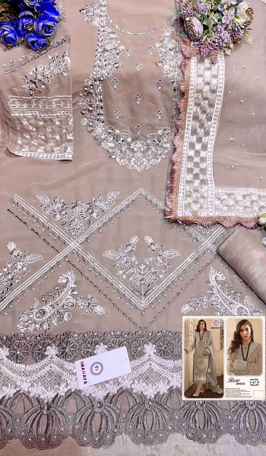 Shanaya Rose Bridel S 87 Edition Pakistani Style Heavy Designer Salwar Suit Wholesalers view 7