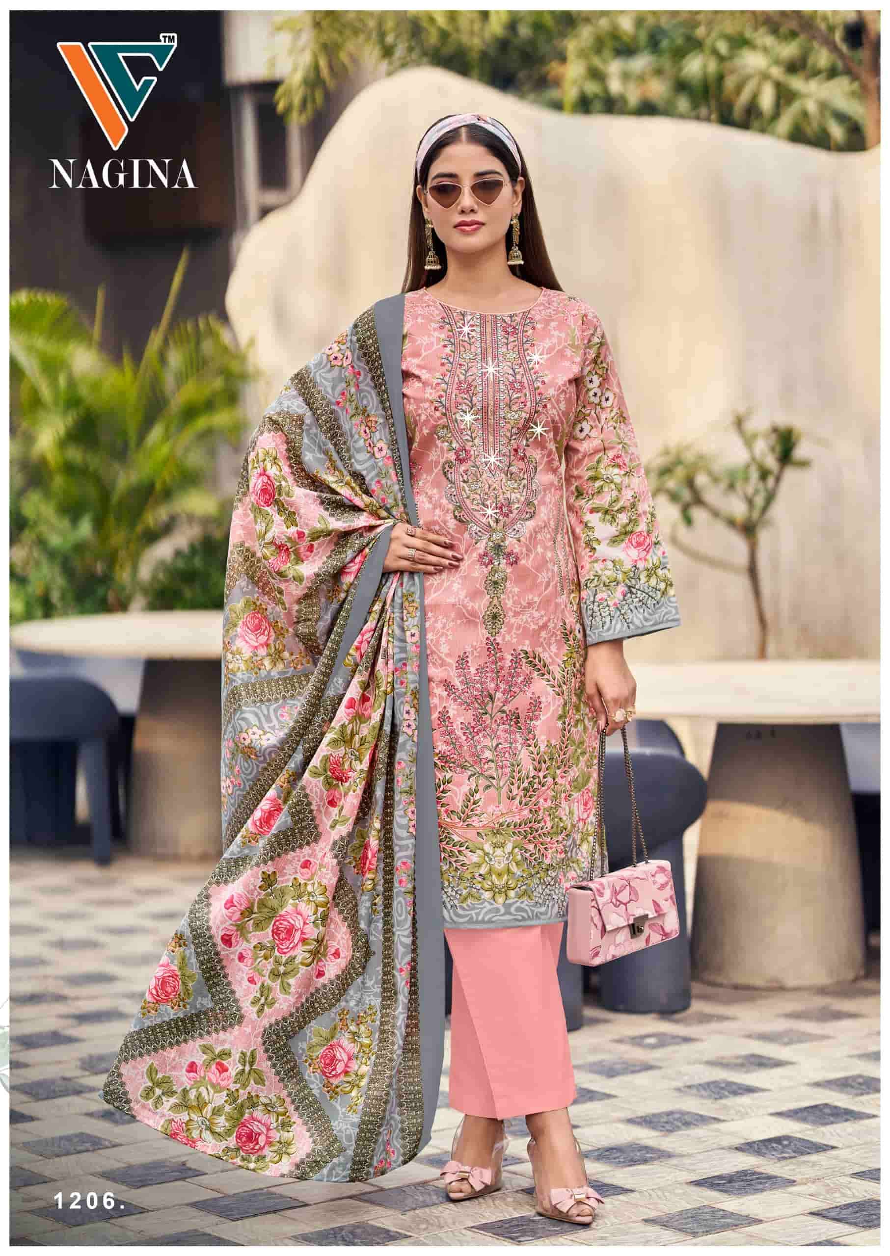 Vandana Fashion Nagina Vol 12 Unstitch Cotton Dress Material view 7