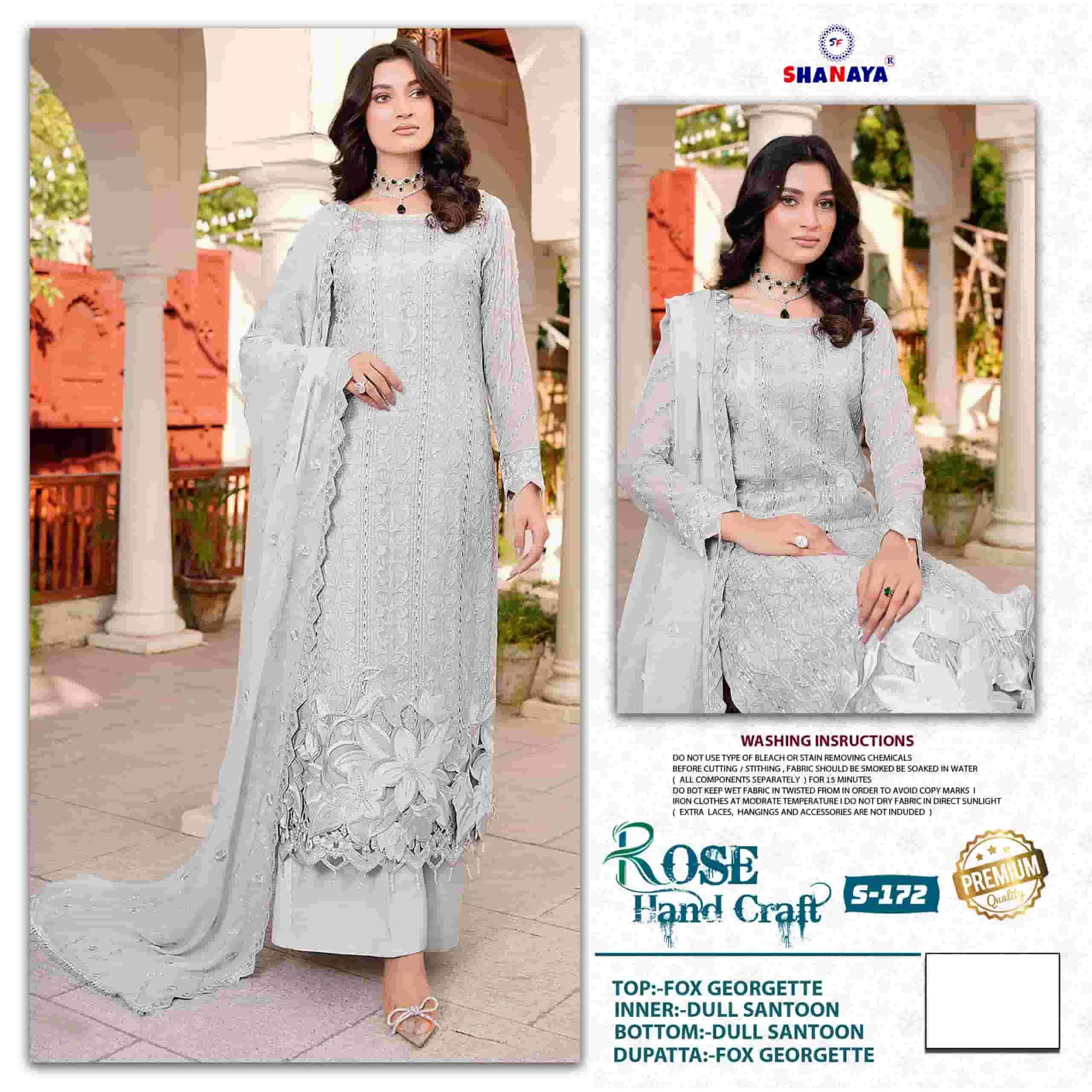 Shanaya Rose Hand Craft Georgette Suit S 172 view 2