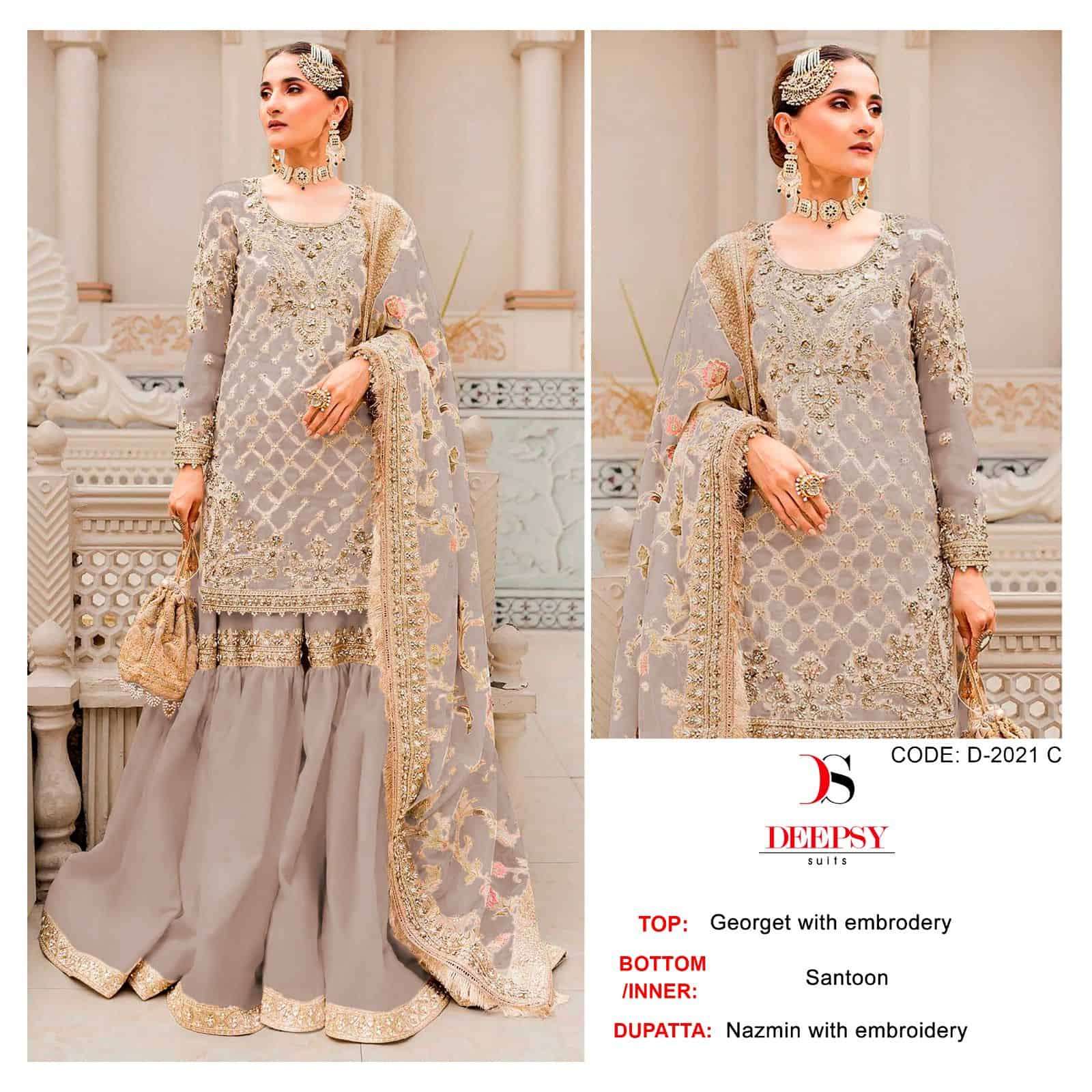 Deepsy D 2021 Colors Pakistani Heavy Designer Style Festive Wear Salwar Suit Wholesalers view 3