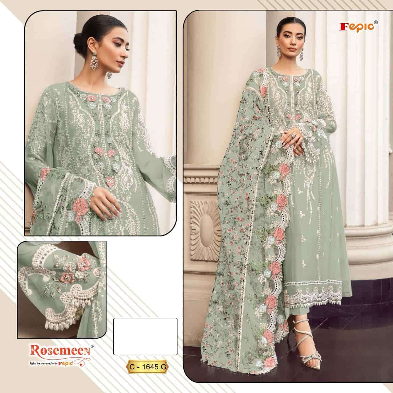 Fepic Rosemeen C 1645 G Pakistani Suit