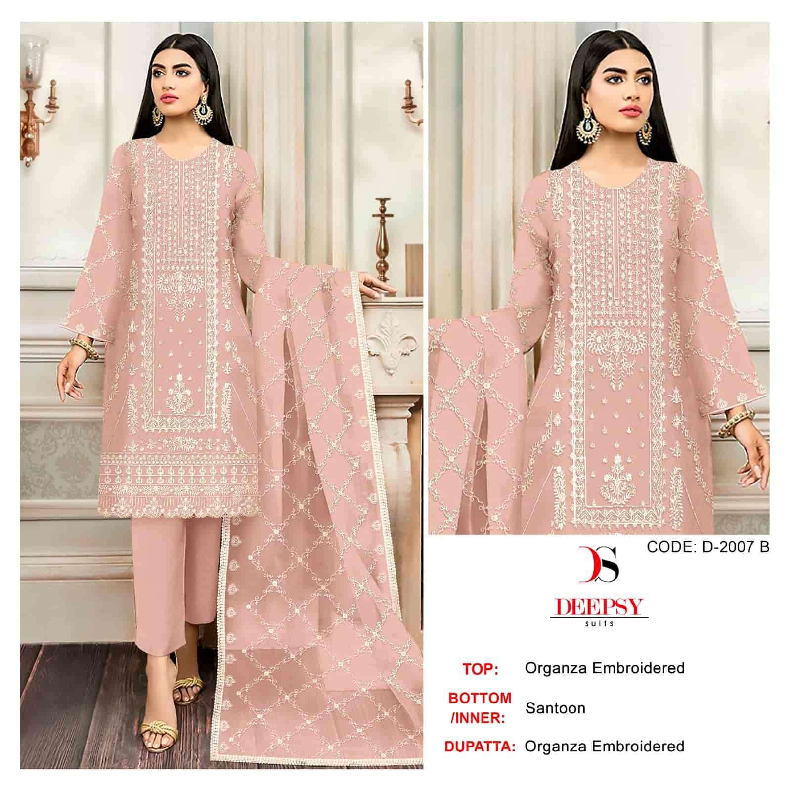 Deepsy D 2007 Colors Party Wear Style Latest Designs Pakistani Suit Wholesalers view 2