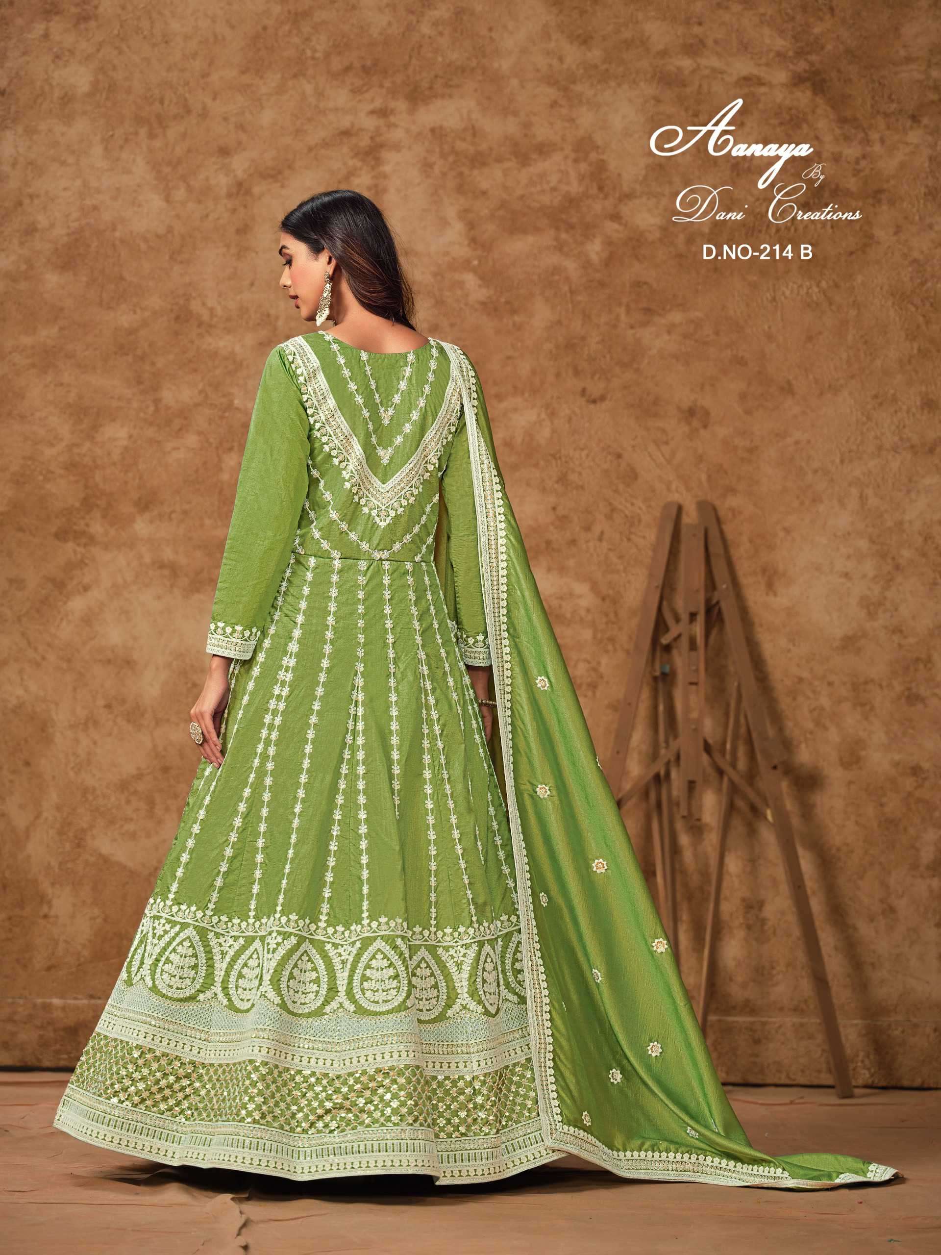 Aanaya Vol 214 Dola Silk Gown view 7