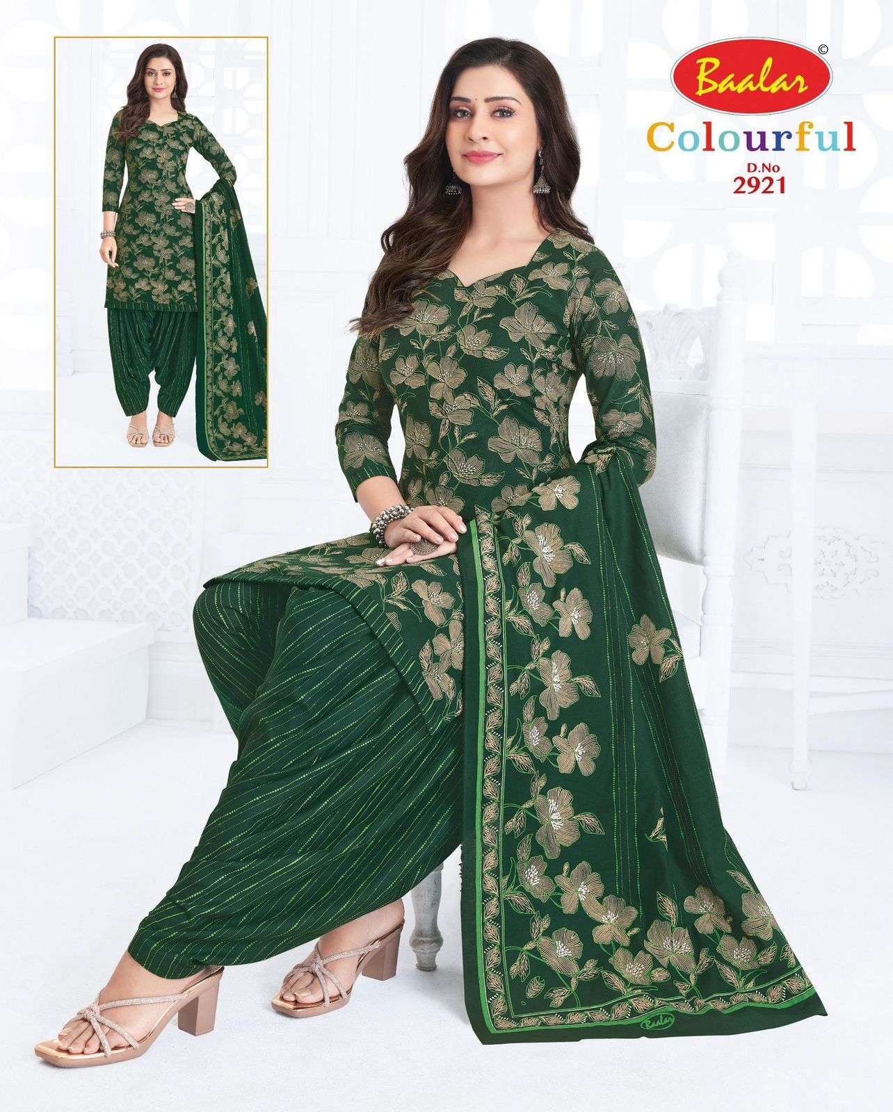 Baalar Colourful Vol 29 Unstitch Pure Cotton Suit view 27