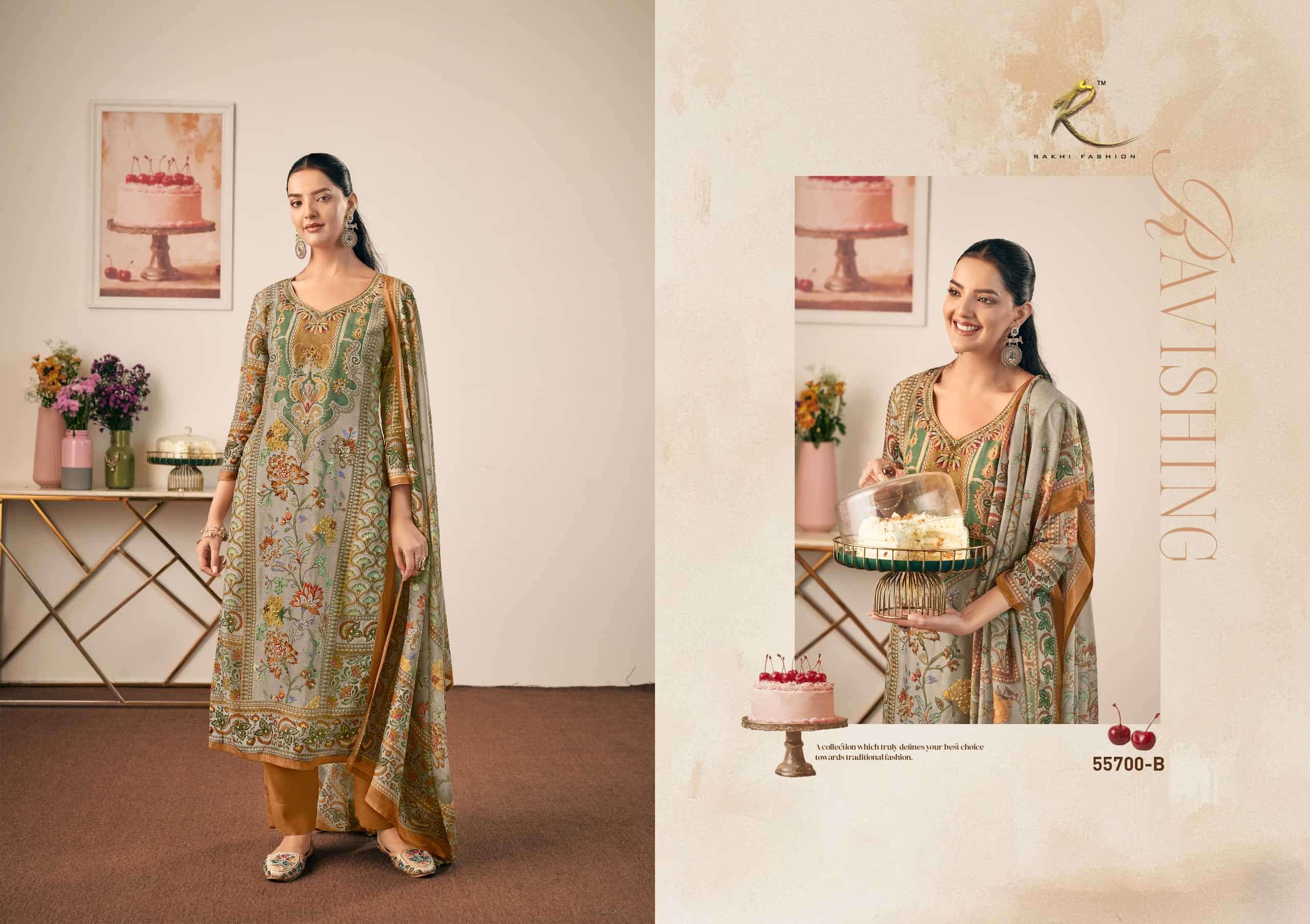 Rakhi Fashion Rakhdi Special 55700 Fancy Silk Premium Designs Dress Exporters view 2