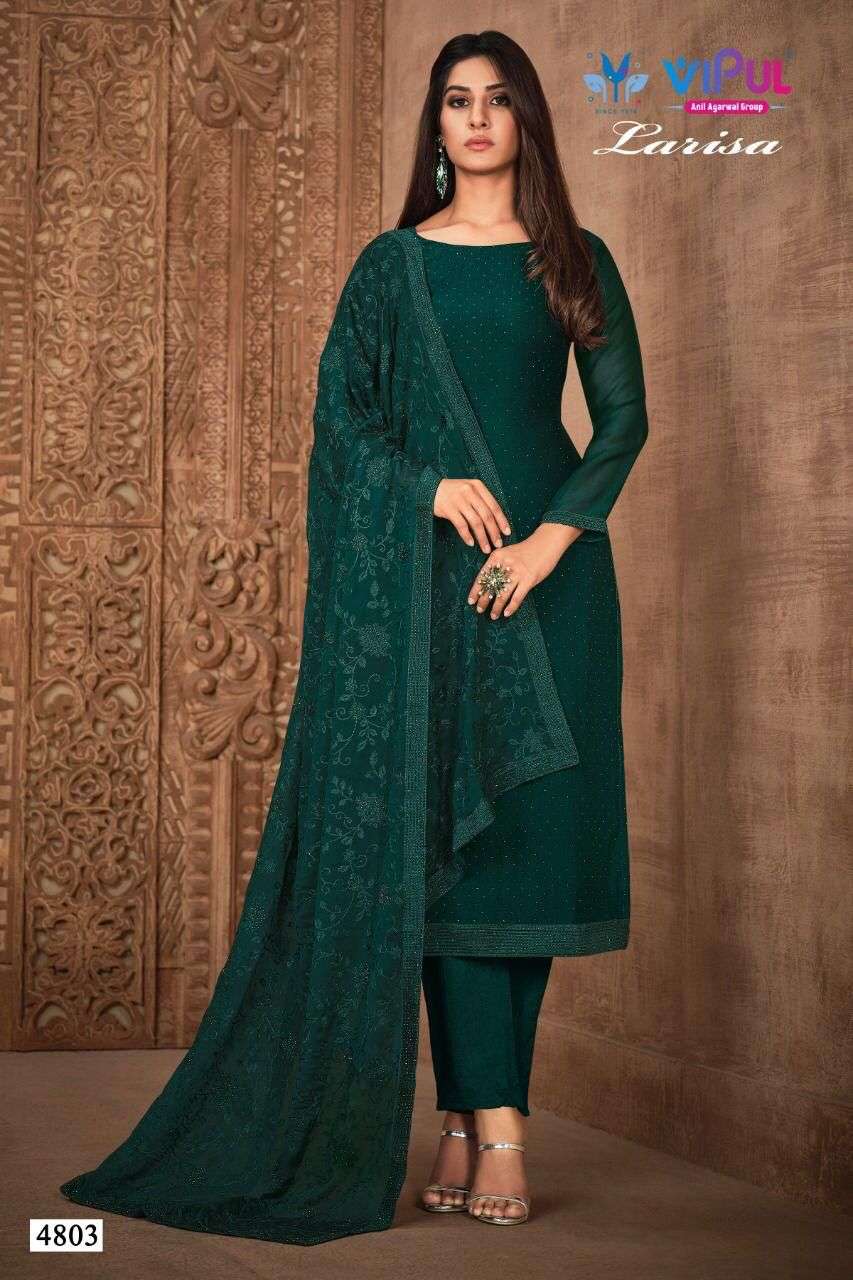 Vipul Larissa Designer Party wear Straight Suit view 12