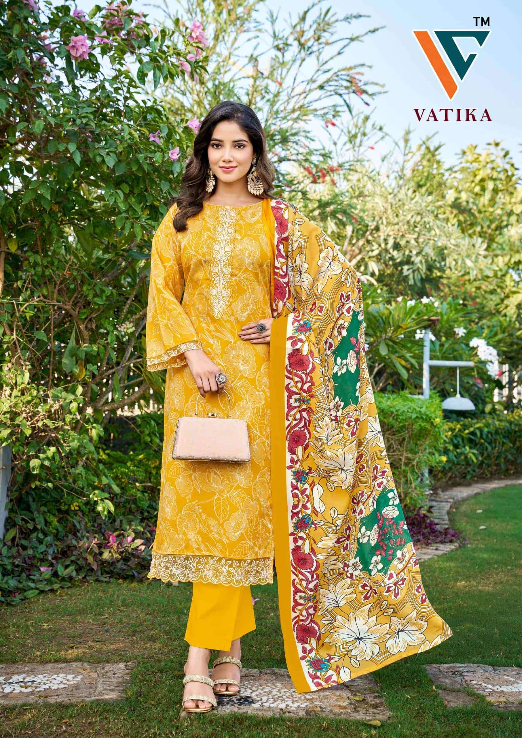 Vandana Fashion Vatika Vol 2 Fancy Cotton Ladies Suit Catalog view 2