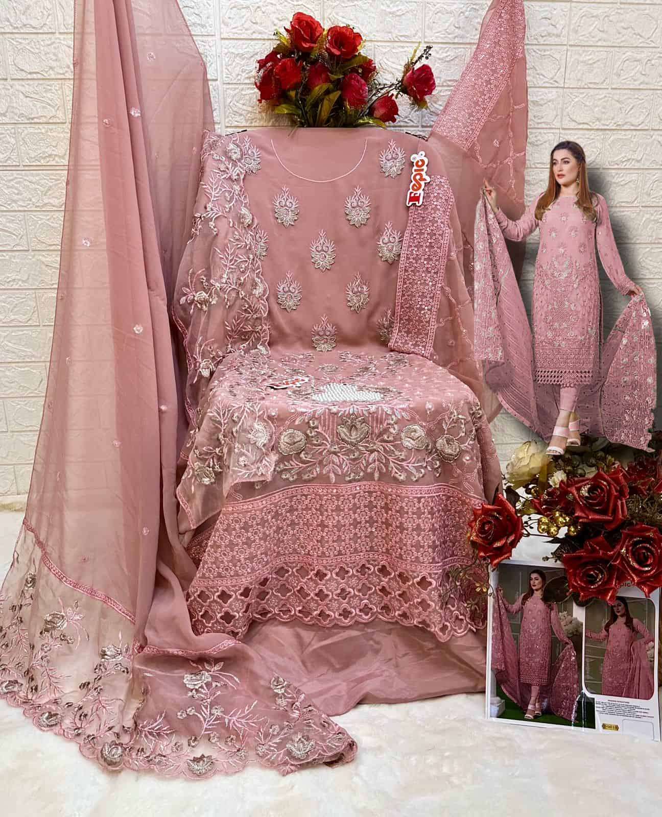 Fepic D 5248 Colors Pakistani Festive Wear Salwar Suit Wholasaler view 4