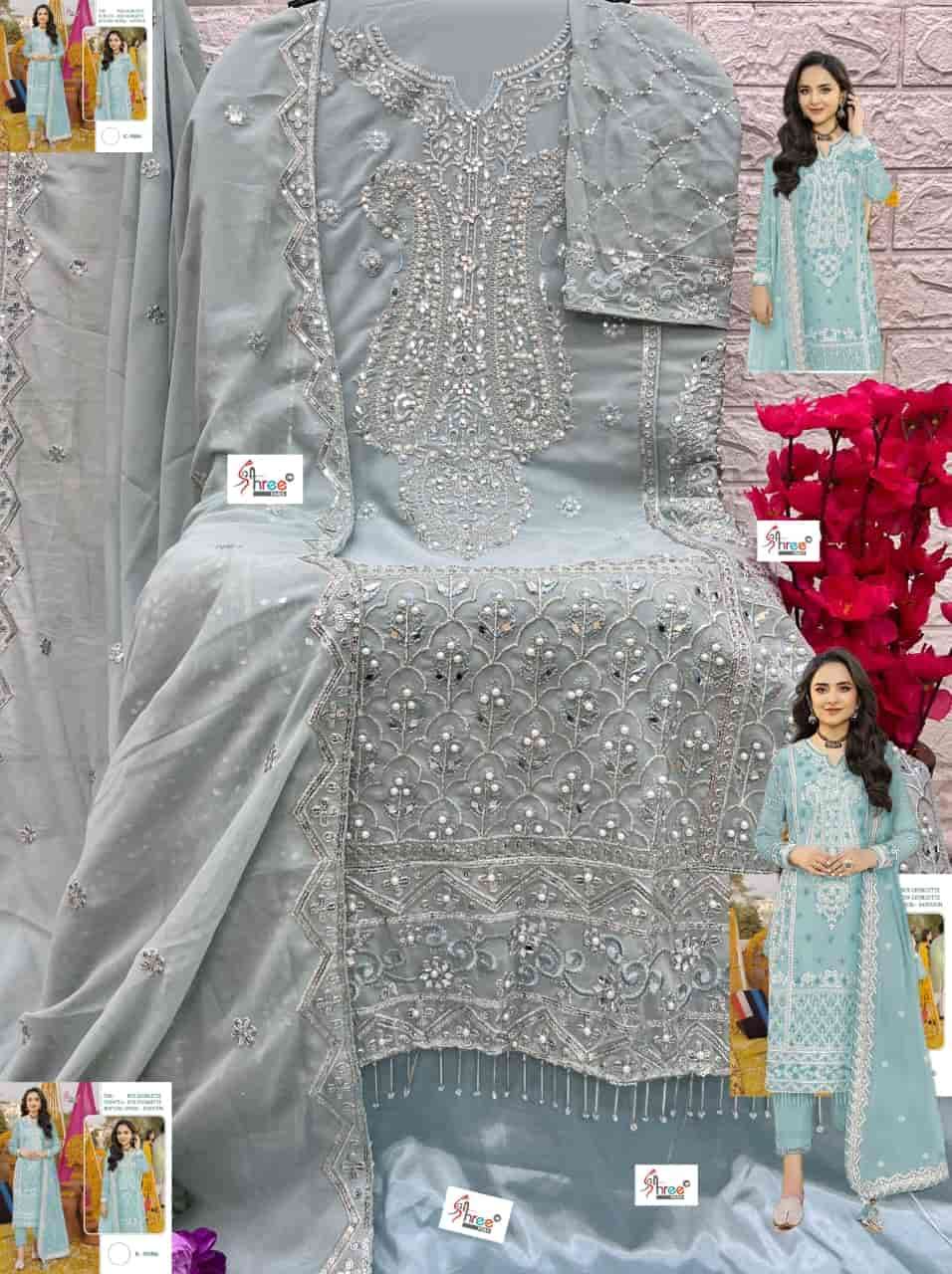 Pakistani Festive Designer Suit K-5086 view 7