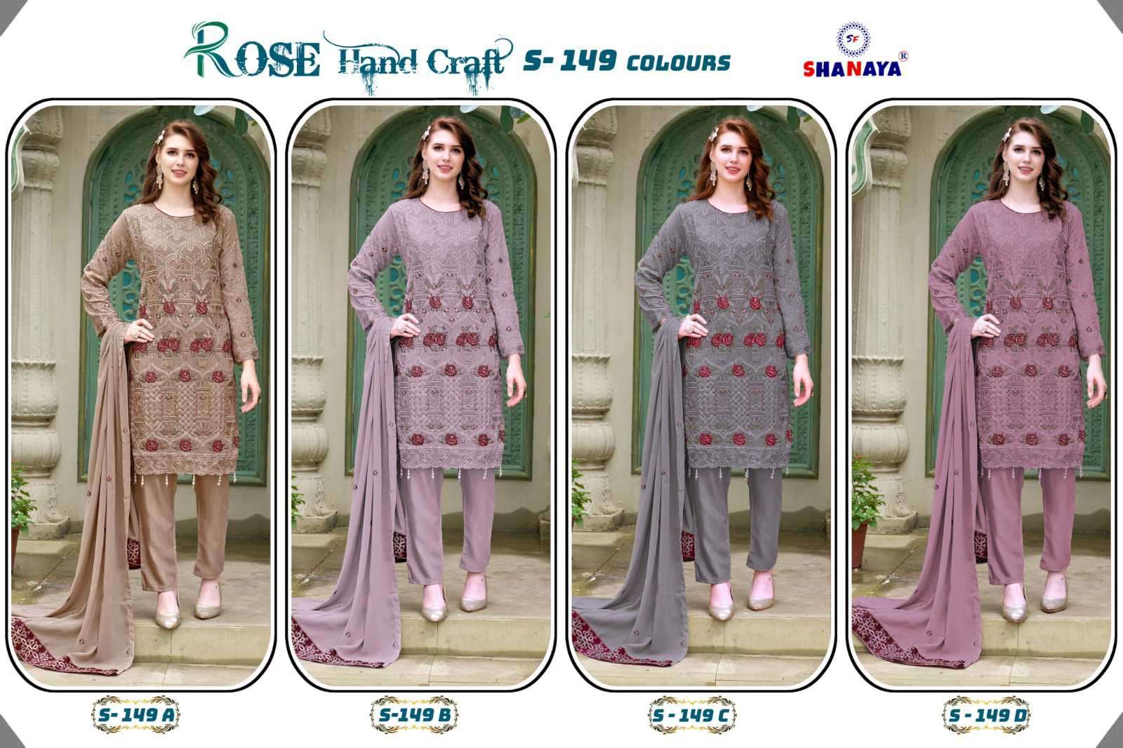 Shanaya S 149 Colors Festive Wear Georgette Pakistani Suit view 4