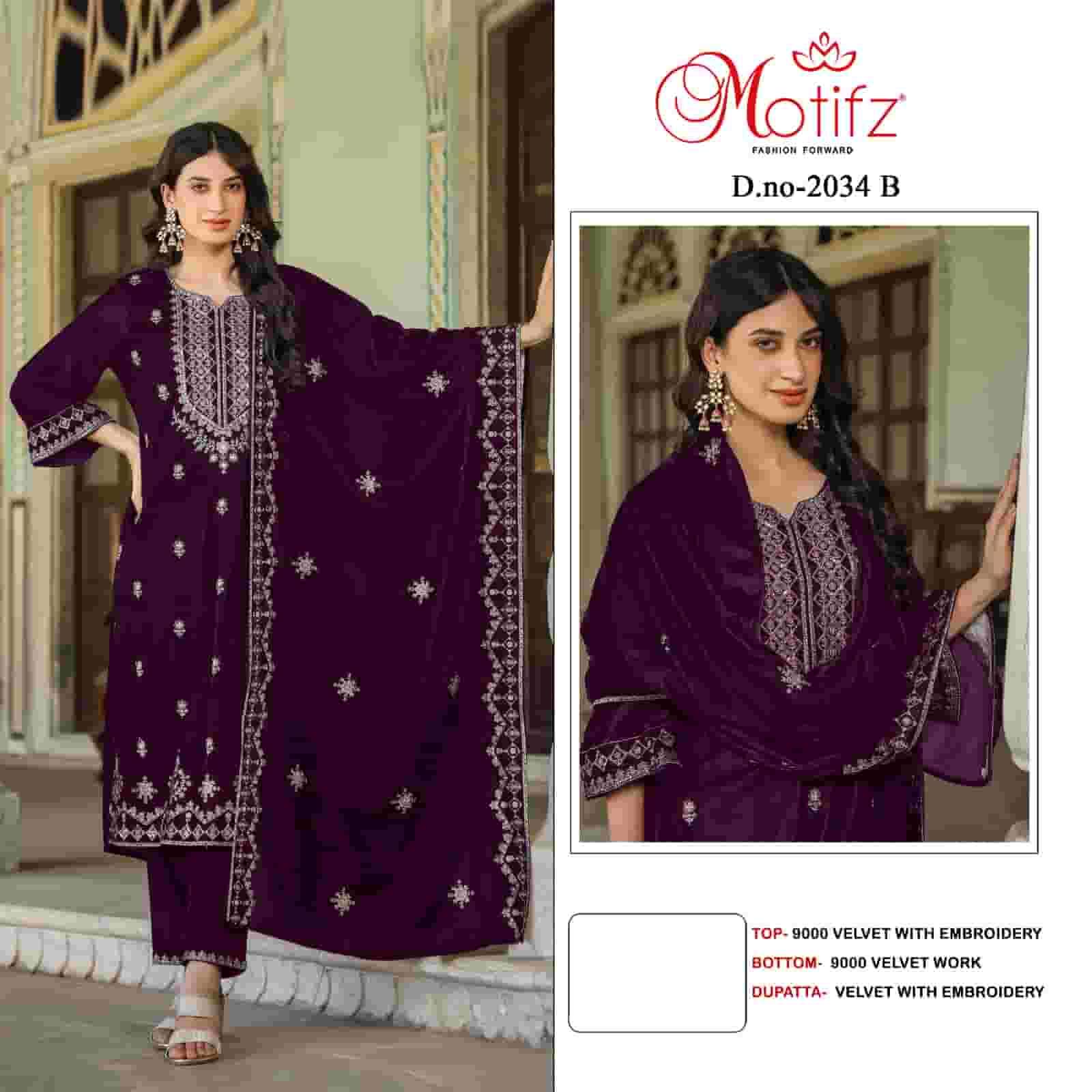 Motifz 2034 Colors Pakistani Festive Wear Style Designer Suit Wholesalers view 2
