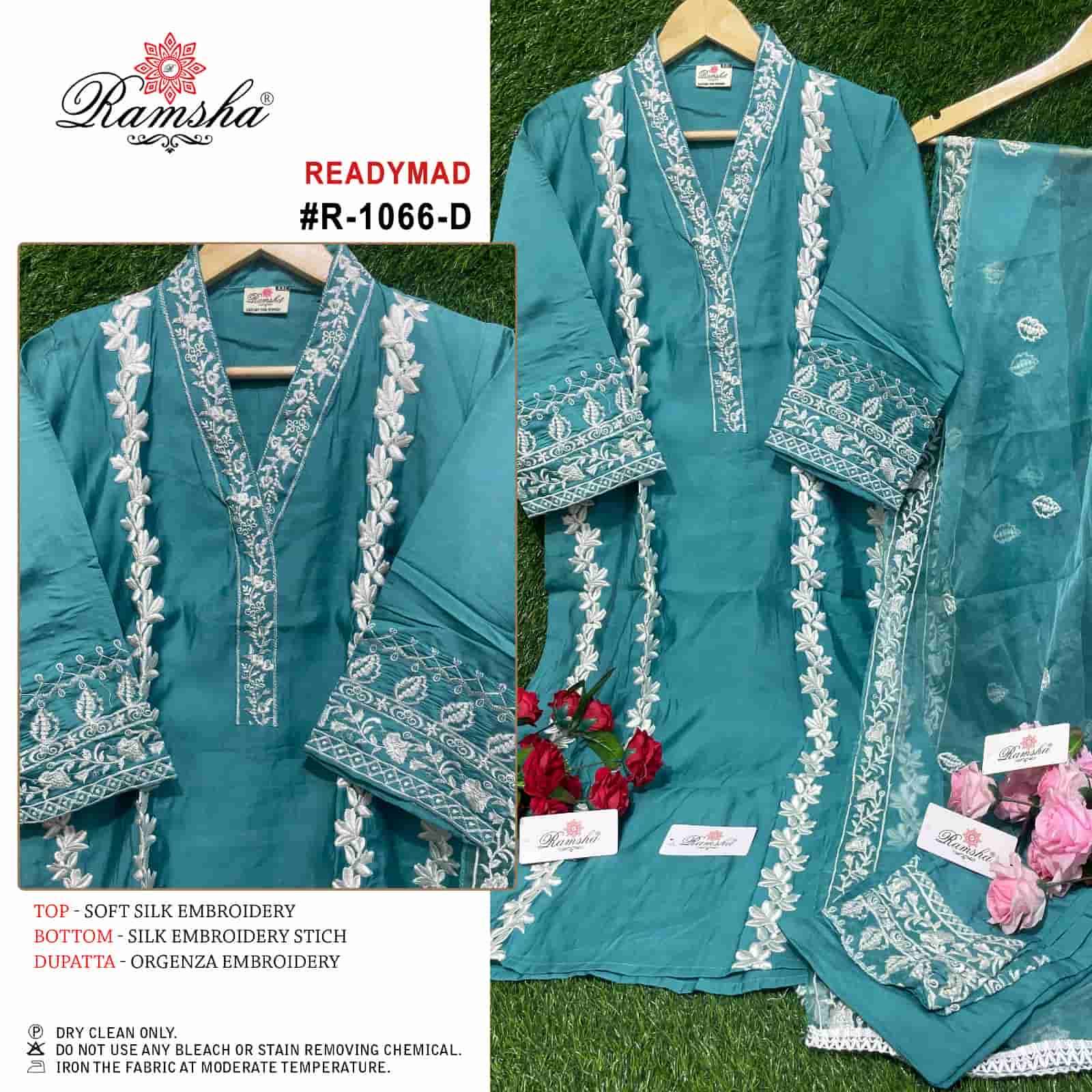 Ramsha R 1066 Colors Pakistani Fancy Designer Style Readymade Suit Exporter view 4