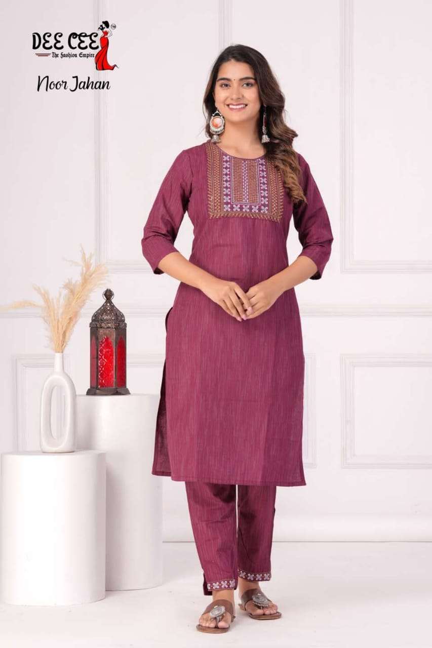 Dee Cee Noor Jahan Straight Style 3 Piece Pair Ladies Collection view 9