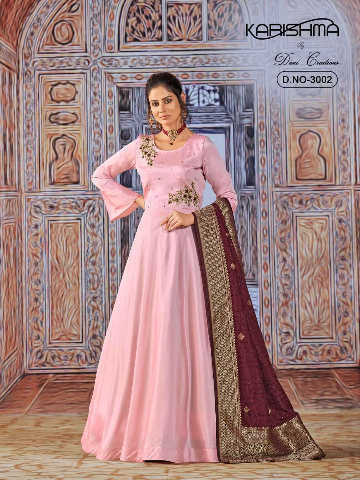 Karishma Vol 3 3001 To 3003 Designer Party Wear Anarkali Suit Collection view 5