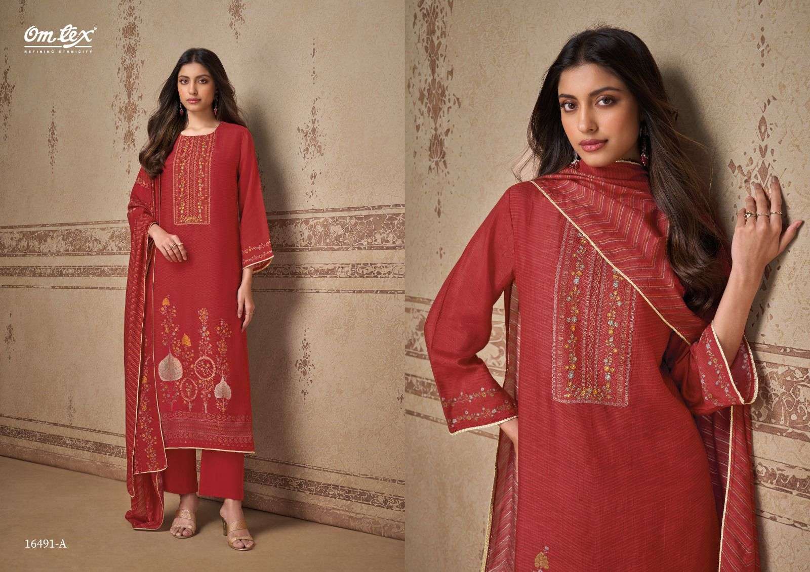 Omtex Ayla Fancy Silk Premium Ladies Dress view 7