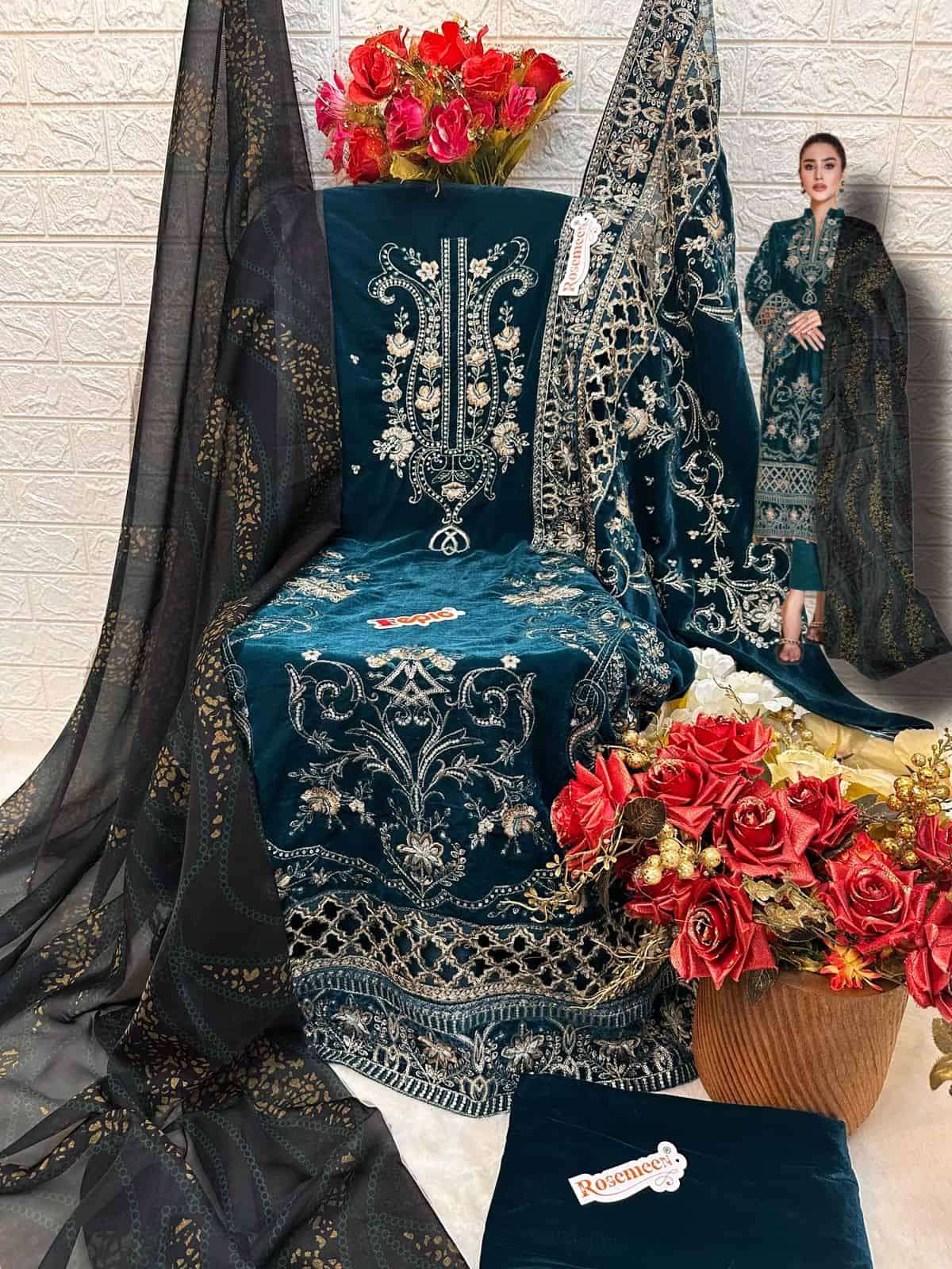 Fepic V 17024 Colors Pakistani Exclusive Designer Winter Wear Style Suit Wholesalers view 5