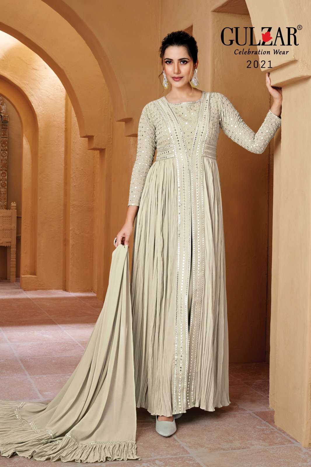 Gulzar Rhea Exclusive Designer Party Wear Dress view 2