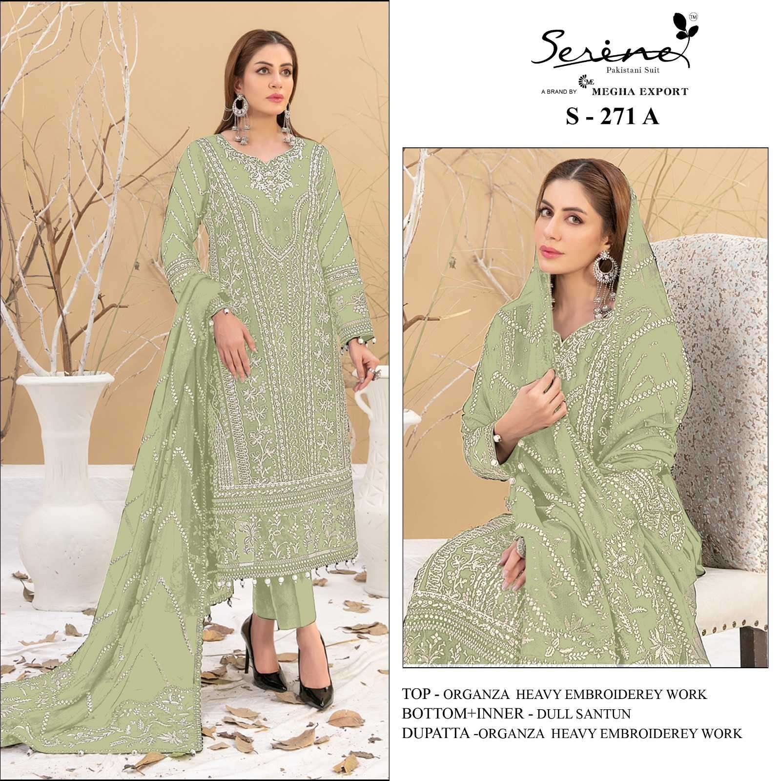 Serine S 271 Colors Wedding Wear Pakistani Designer Suit New Arrivals view 9