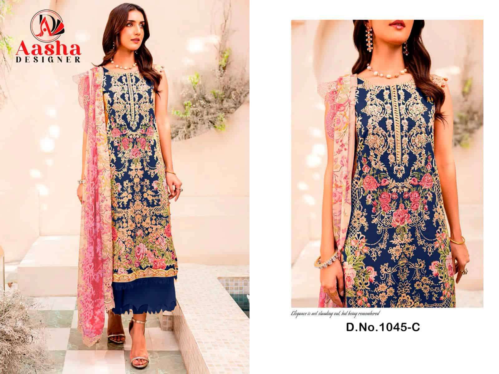 Aasha Designer Needle Wonder Lawn Collection Vol 2 Summer Wear Pakistani Suit view 5