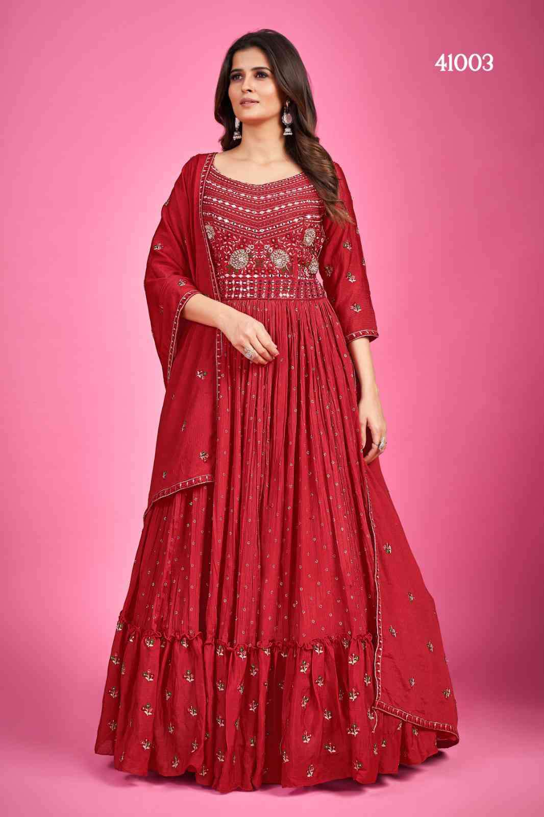 Arya Designs Zoya Vol 1 Designer Flair Party Wear Gown New Catalog view 6