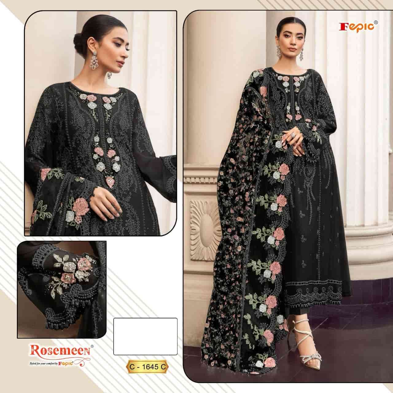 Fepic C 1645 Colors Pakistani Heavy Designer Style Party Wear Suit Wholesalers view 2